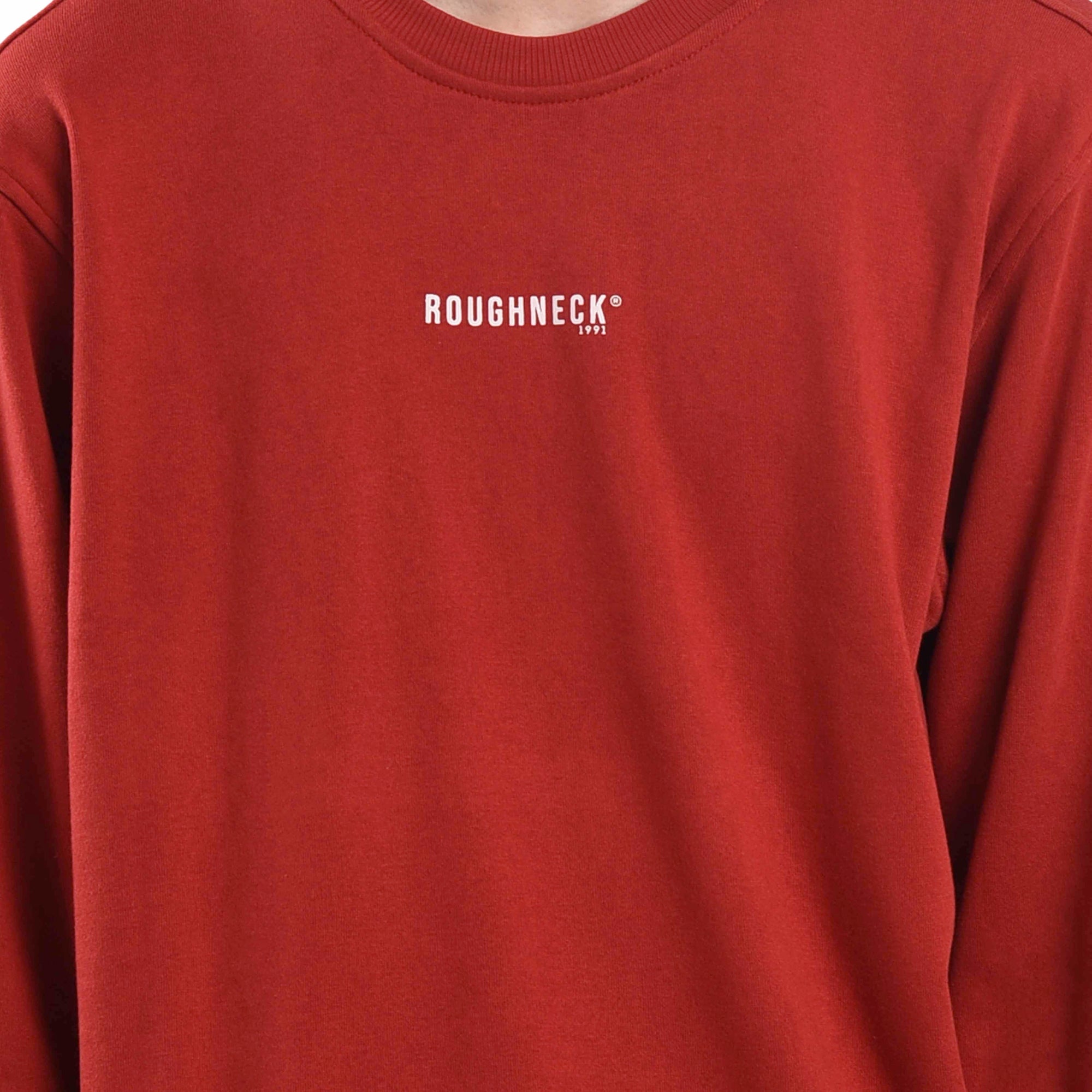 SS320 Ruby Mini Sig White Crewneck