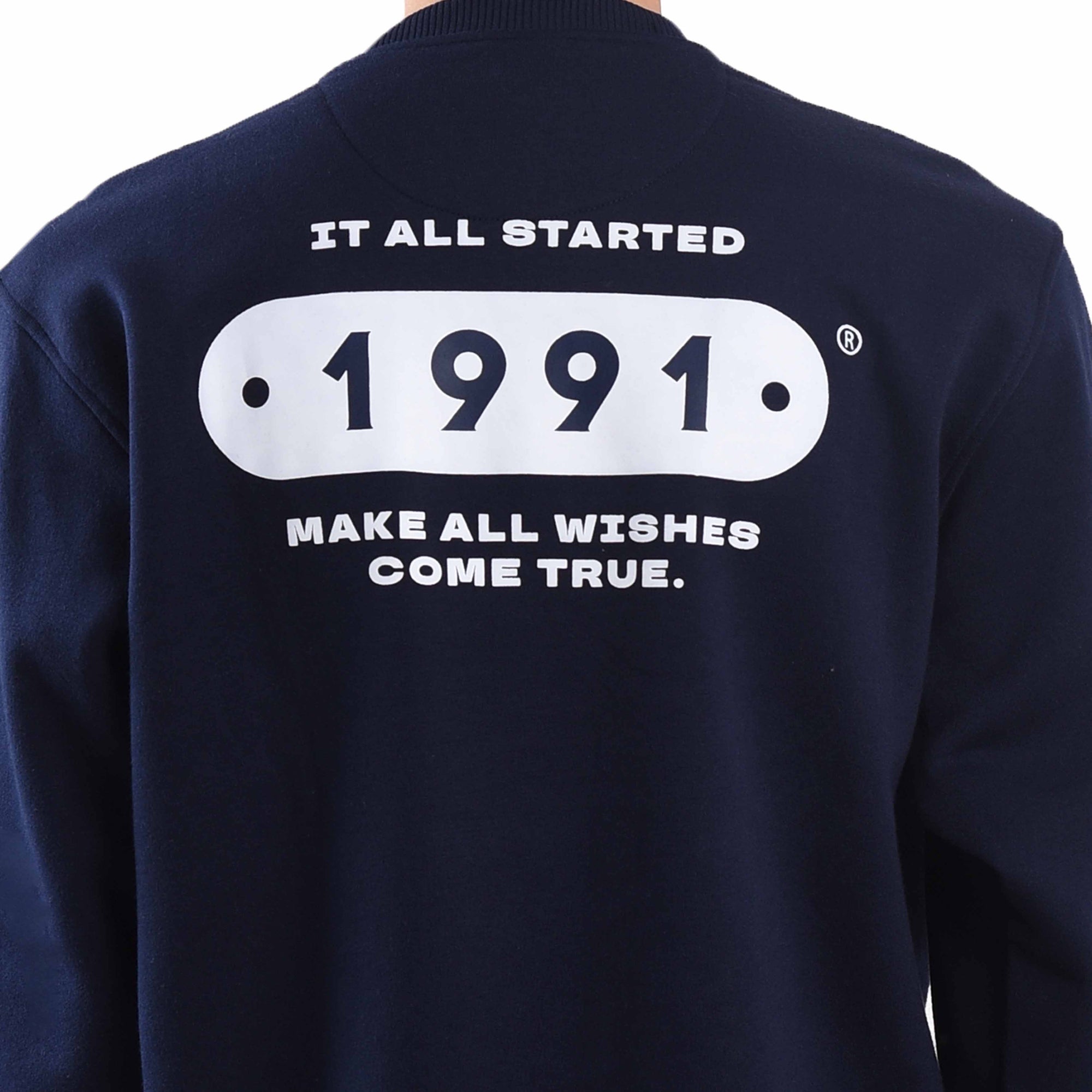 SS309 Navy It All Started Crewneck