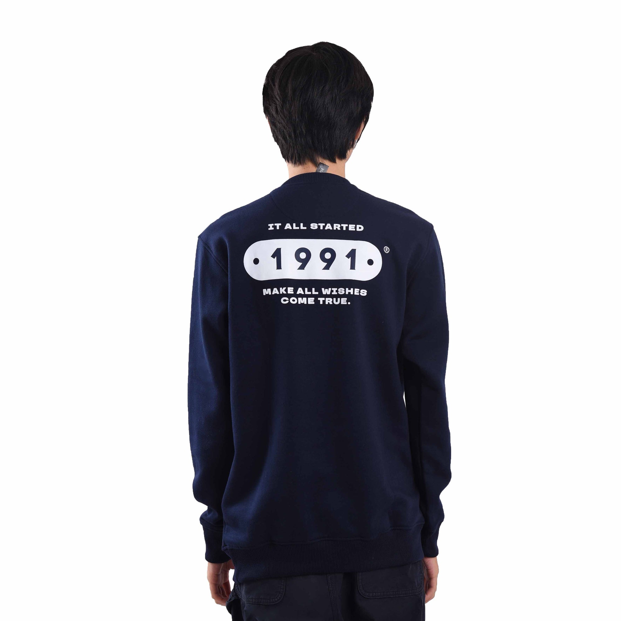 SS309 Navy It All Started Crewneck