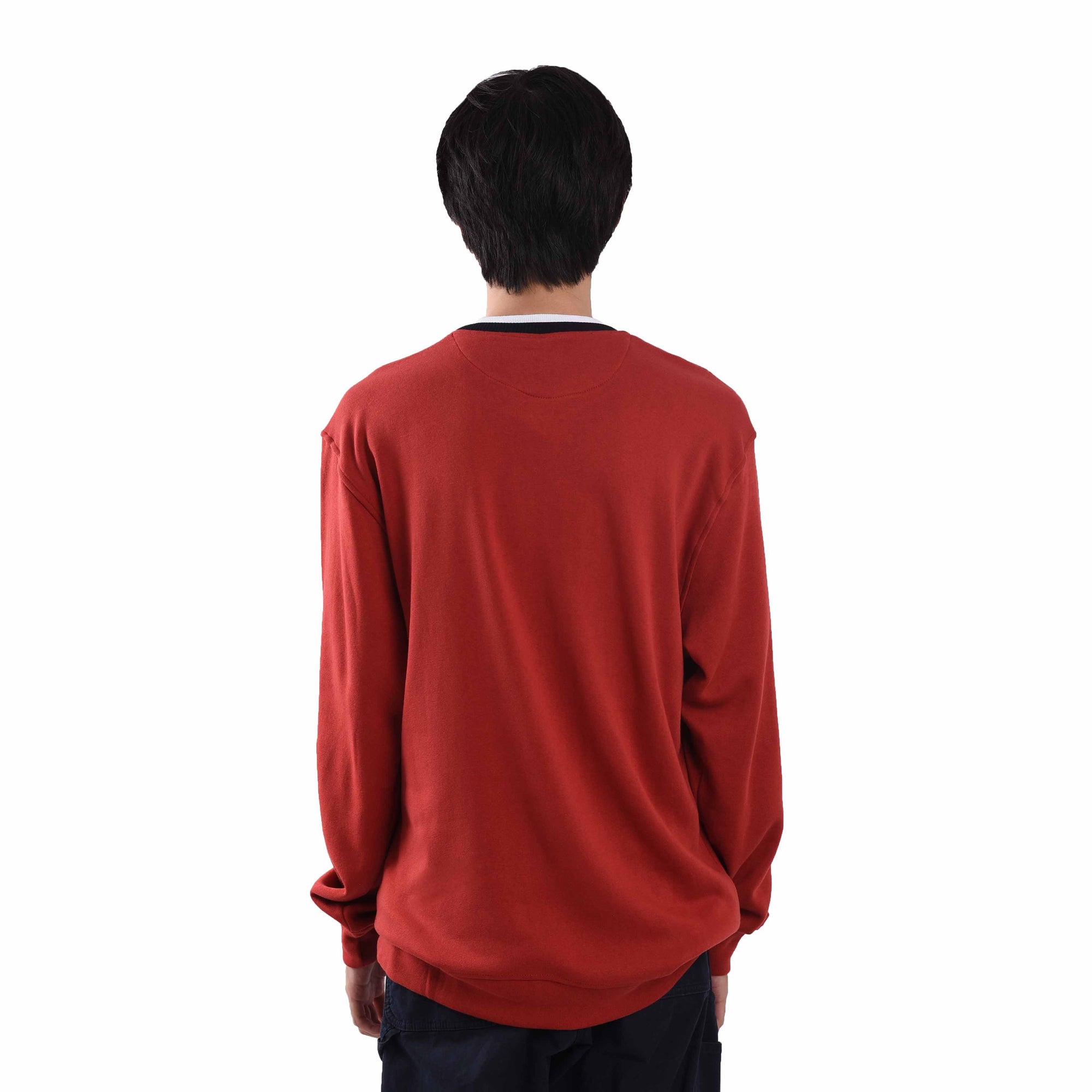 SS368 Red Chico Mini Sig White Crewneck