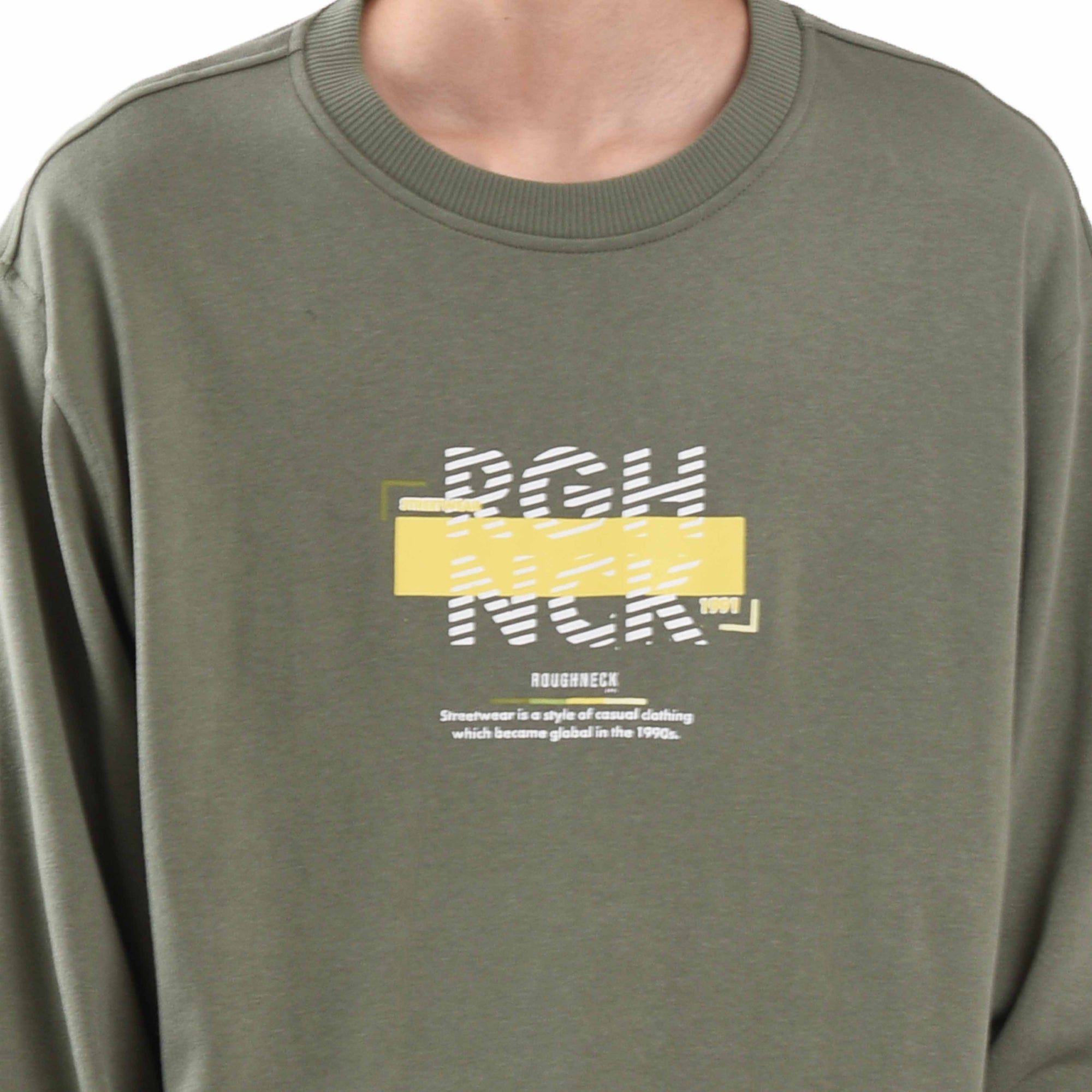 SS347 Army Global Street Crewneck