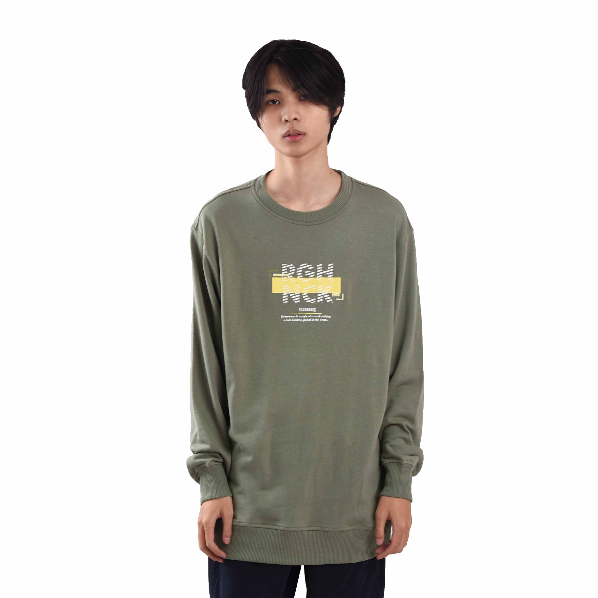 SS347 Army Global Street Crewneck