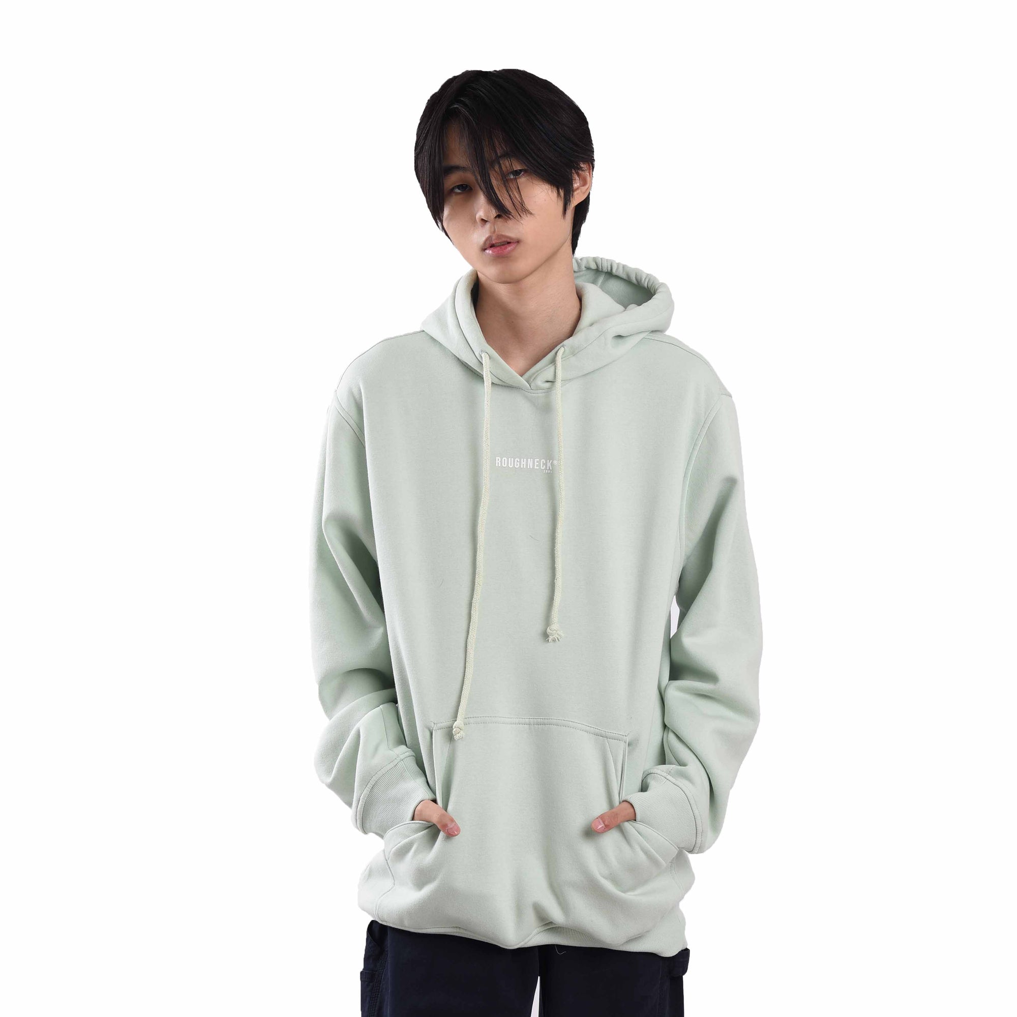 H711 Pistachio Mini Sig White Hoodie