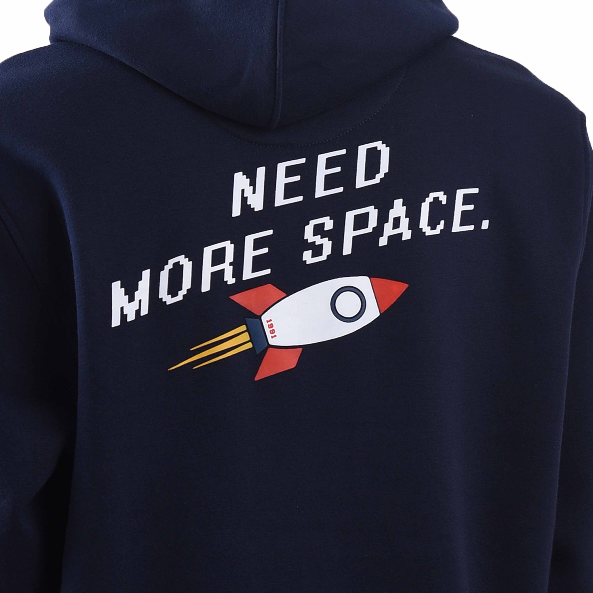 H619 Navy Need More Speed Hoodie