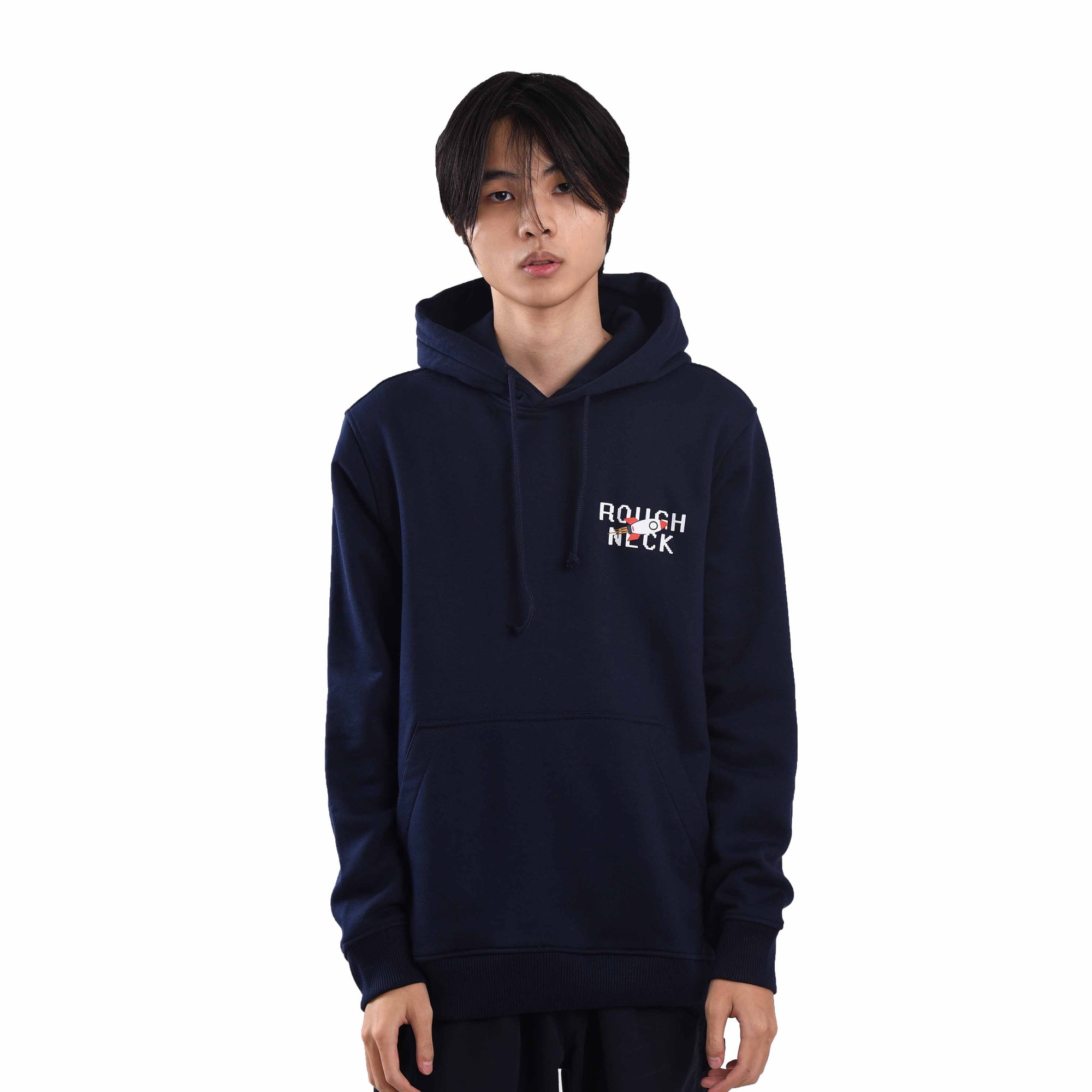 H619 Navy Need More Speed Hoodie