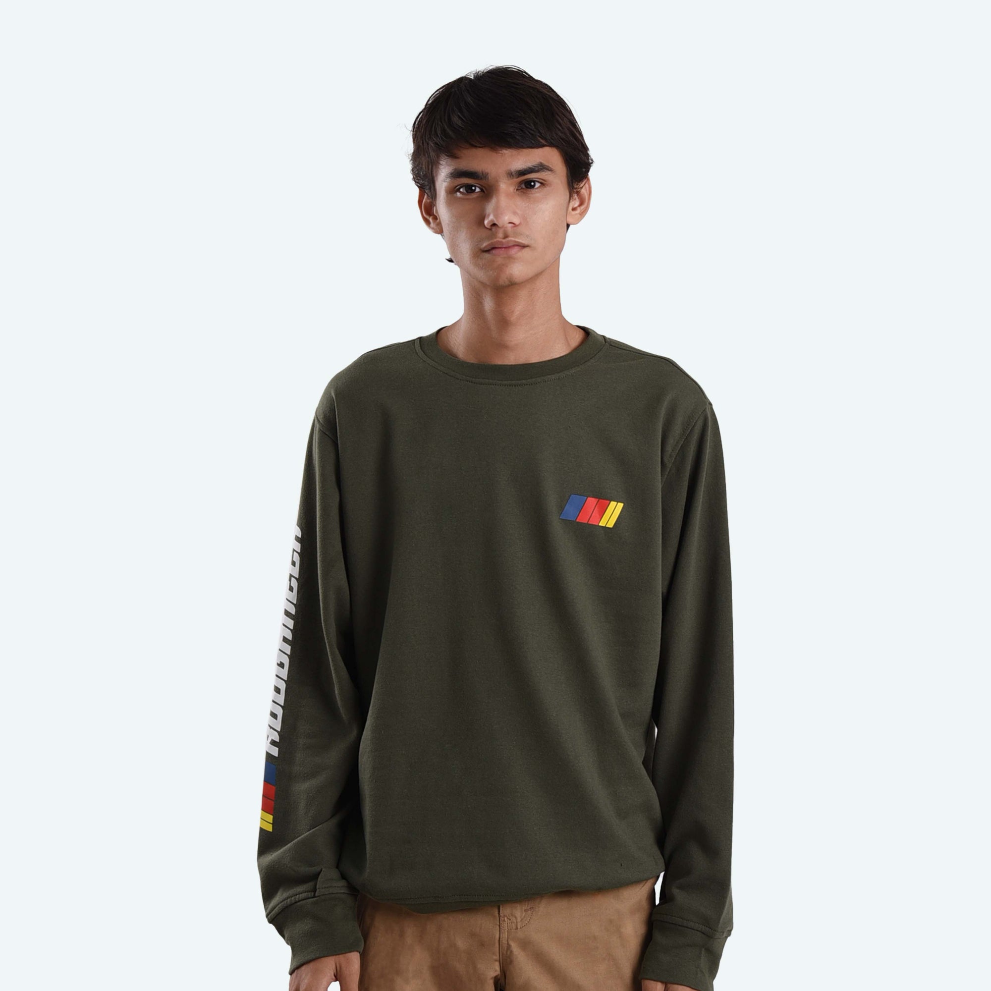 SS233 Olive Shape Crewneck