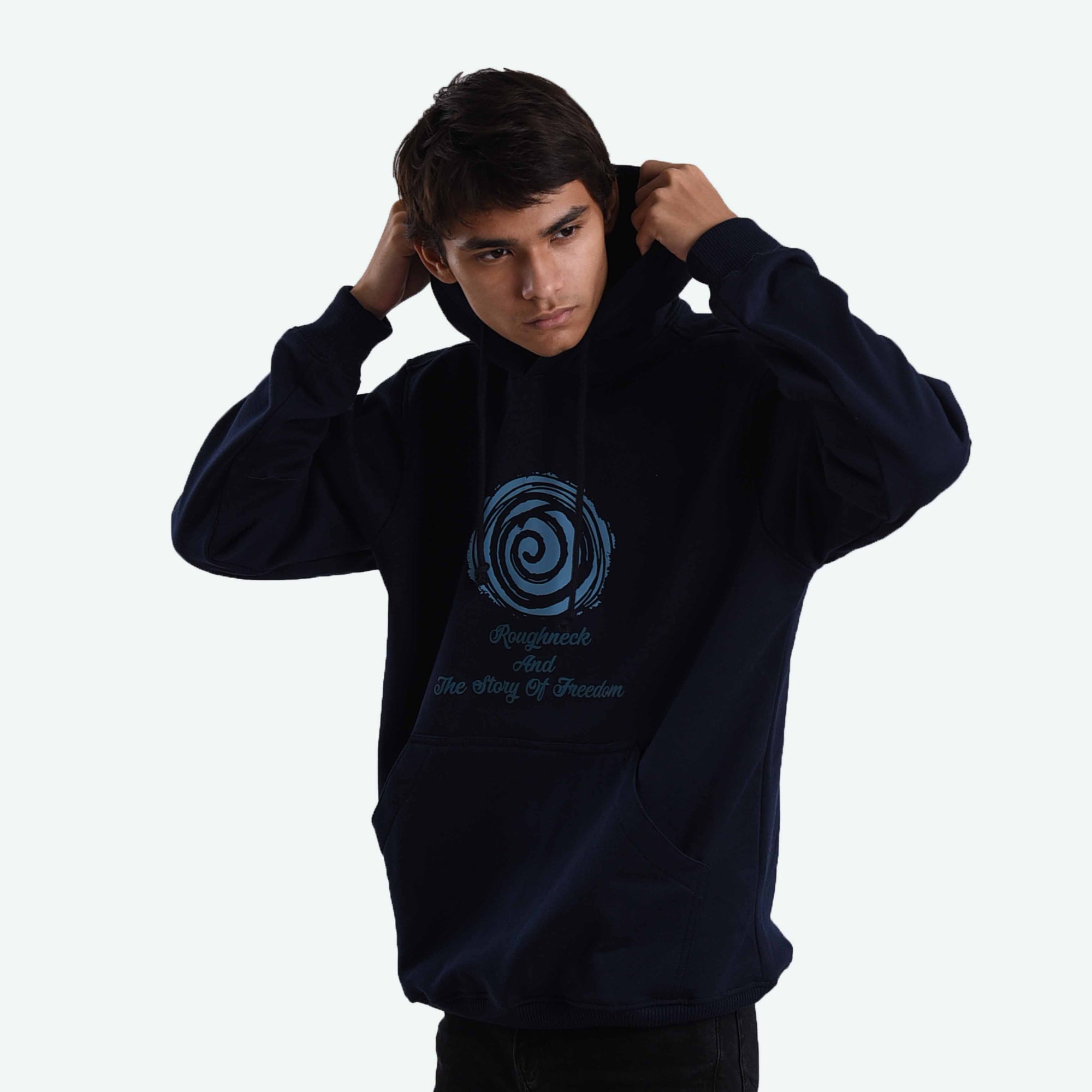 H855 Navy Story Of Freedom Hoodie