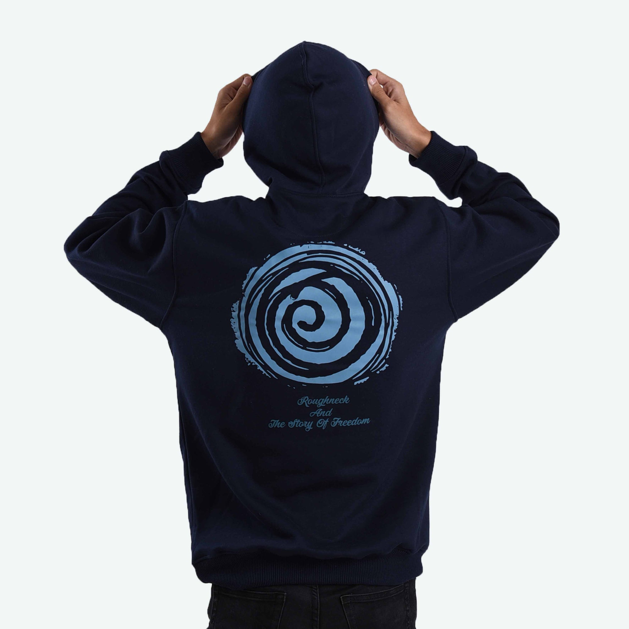 H855 Navy Story Of Freedom Hoodie