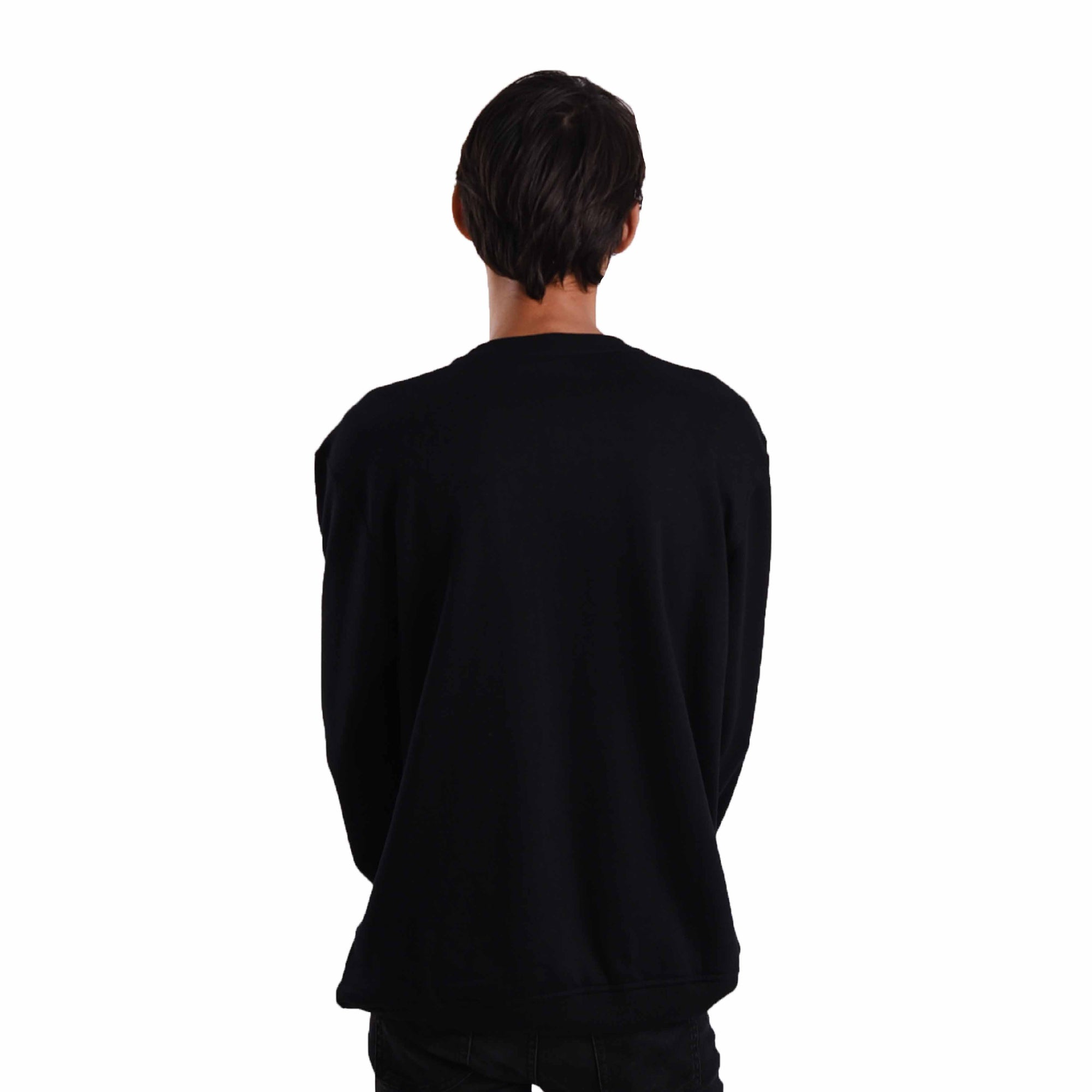 SS305 Black Circle Sig Crewneck