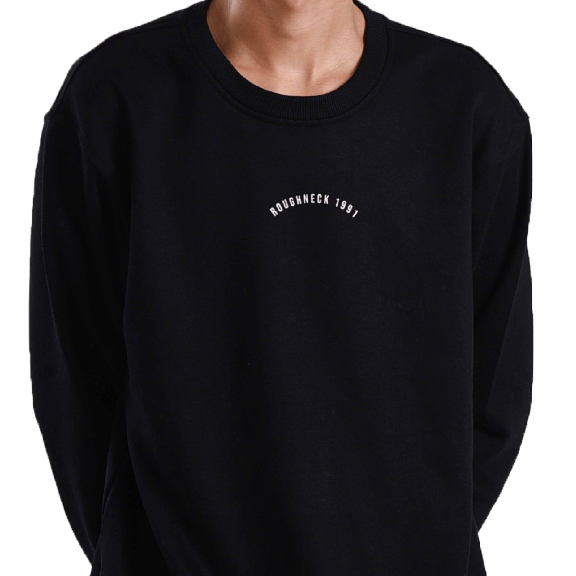 SS305 Black Circle Sig Crewneck