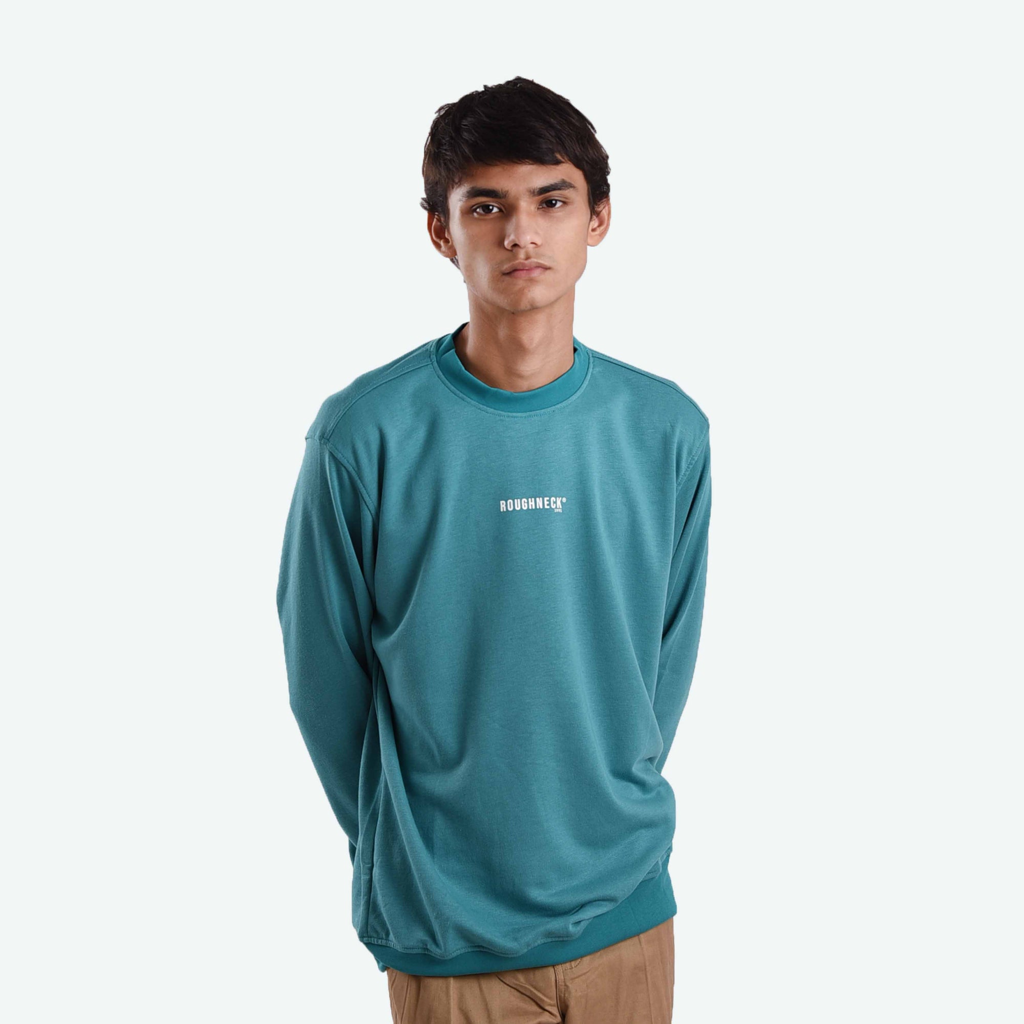 CT012 Tosca Mini Sig White Crewneck