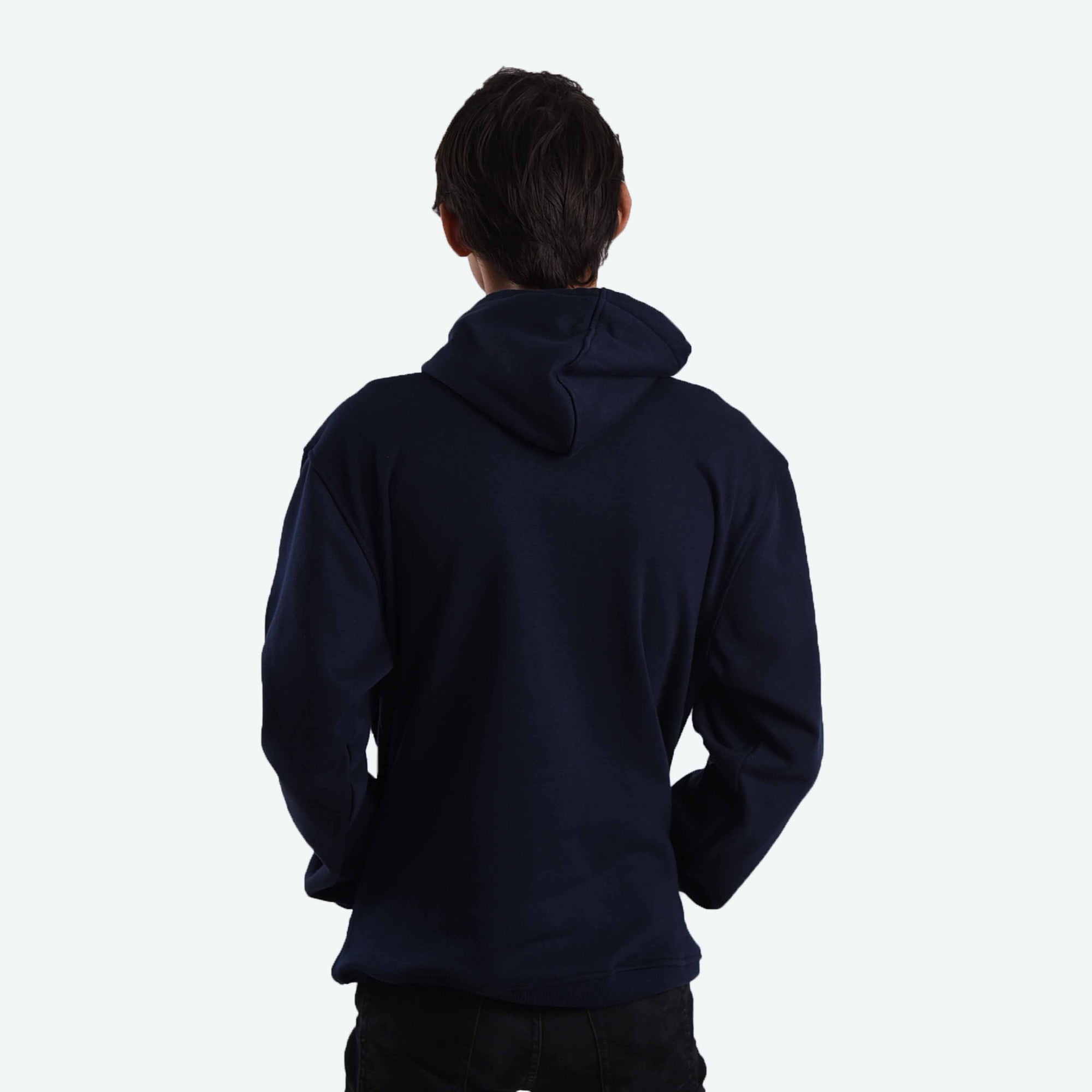 H878 Navy Full Positive Mind Hoodie