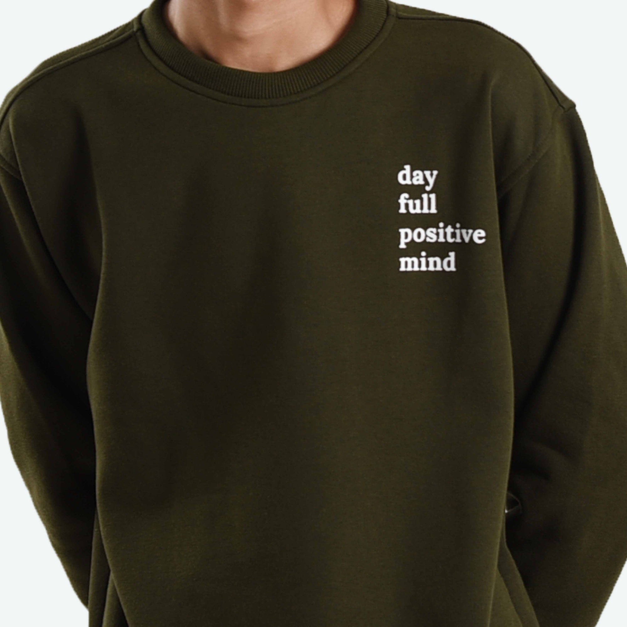 SS331 Army Full Positive Mind Crewneck