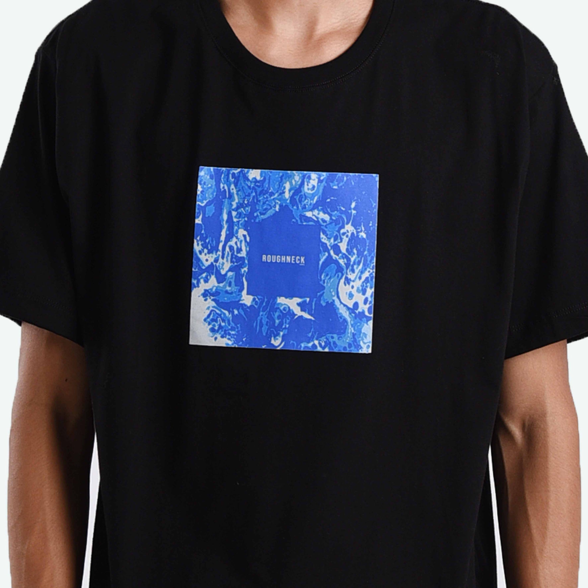 T028 Black College Fluctuation Tshirt