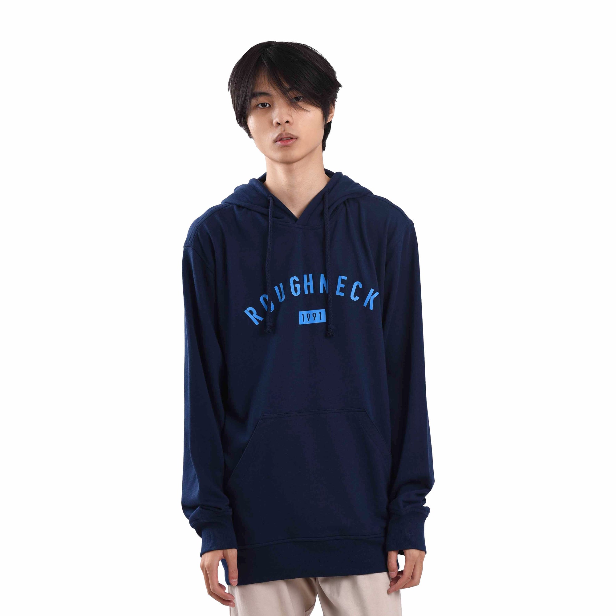 HB034 Navy Sig 1991 Cyan Hoodie