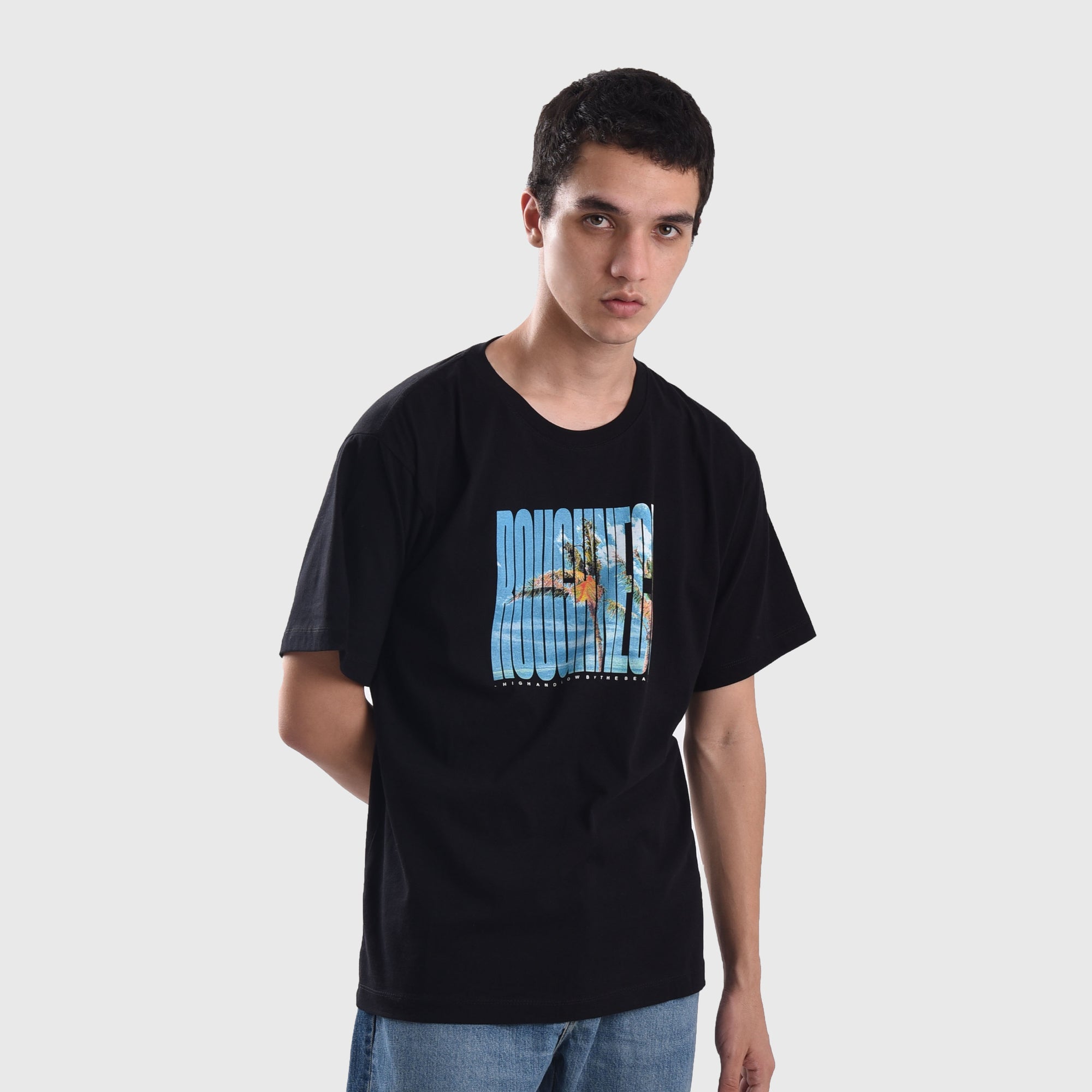 T248 High And Low The Beach Tshirt