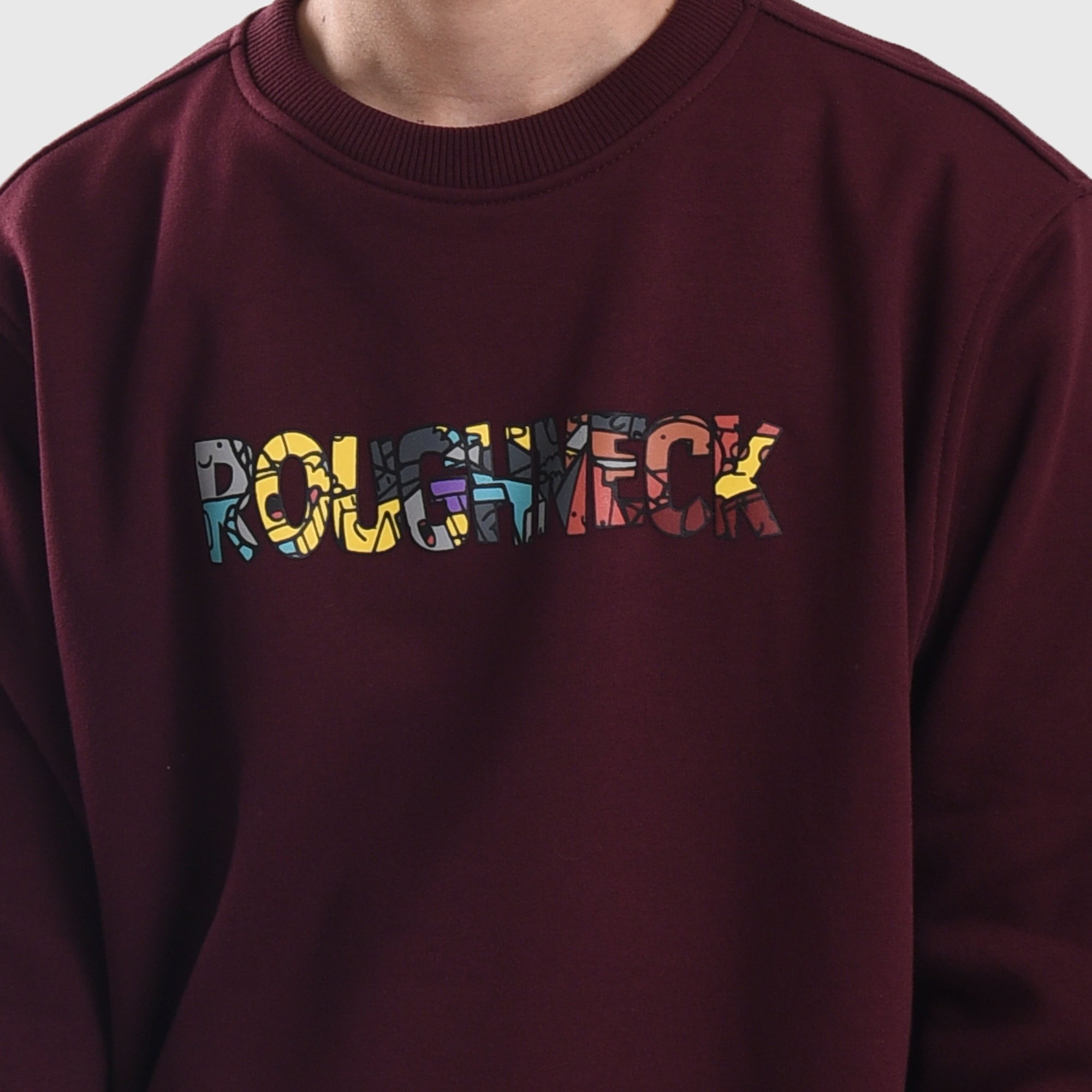 SS356 Doddle Dodge Maroon Crewneck