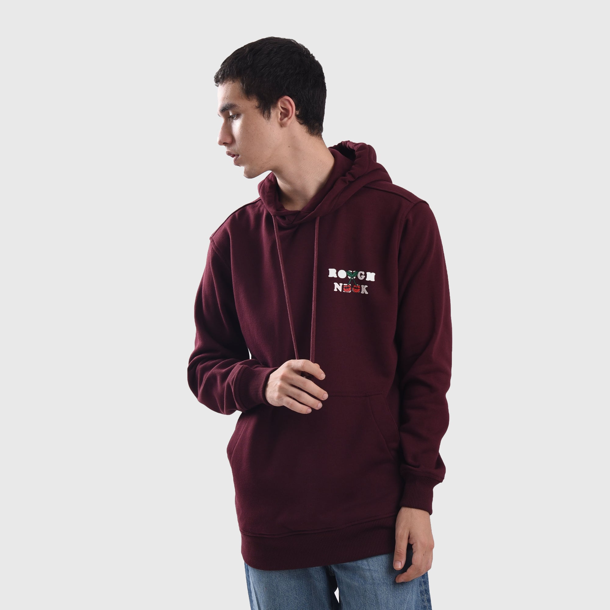 H704 Maroon Cherry Day Hoodie