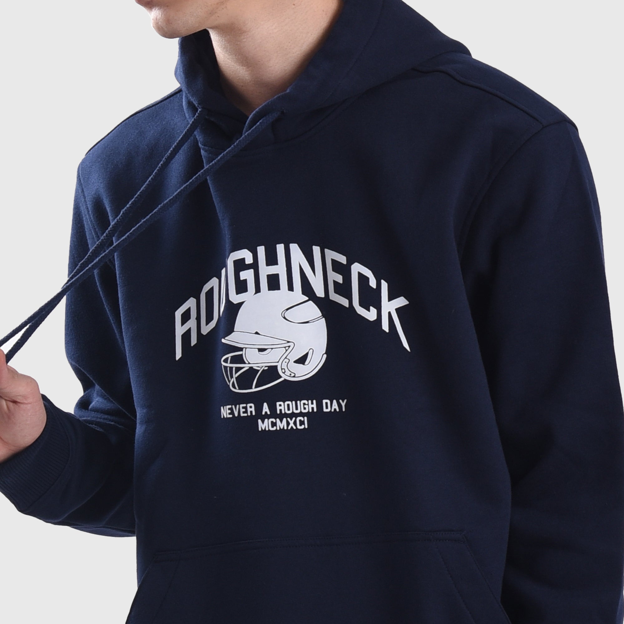 H950 Baseball Navy Hoodie