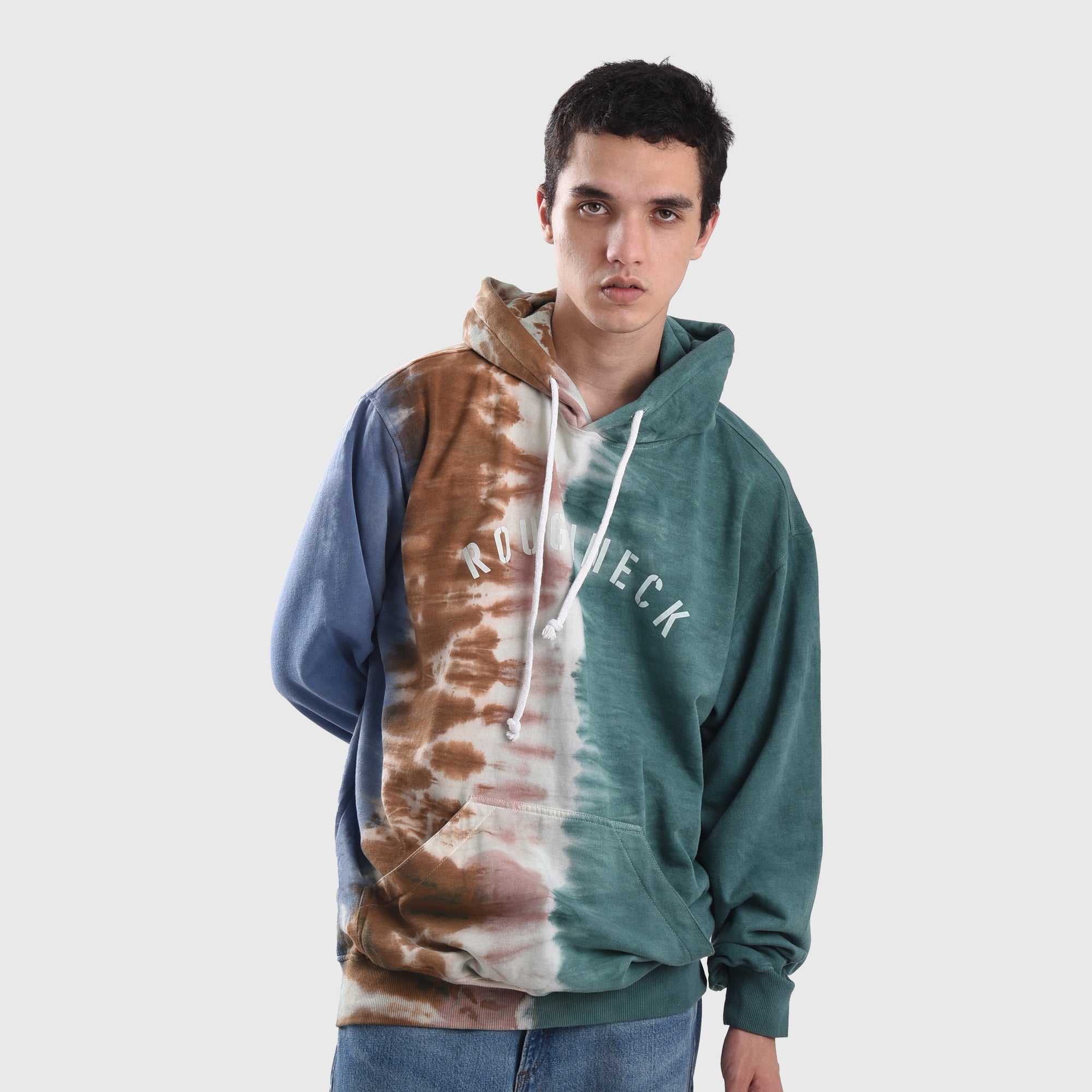 HD080 Green Sig White Hoodie