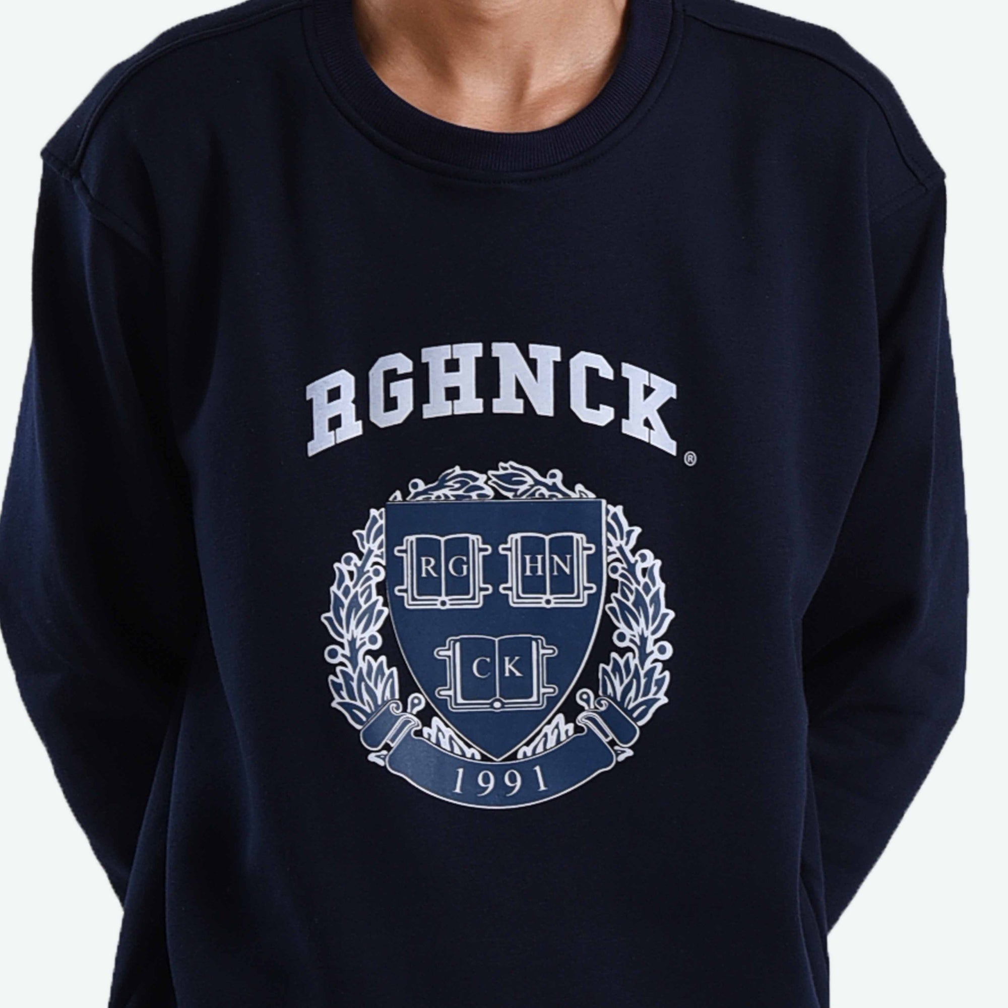 SS373 1991 University Navy Crewneck