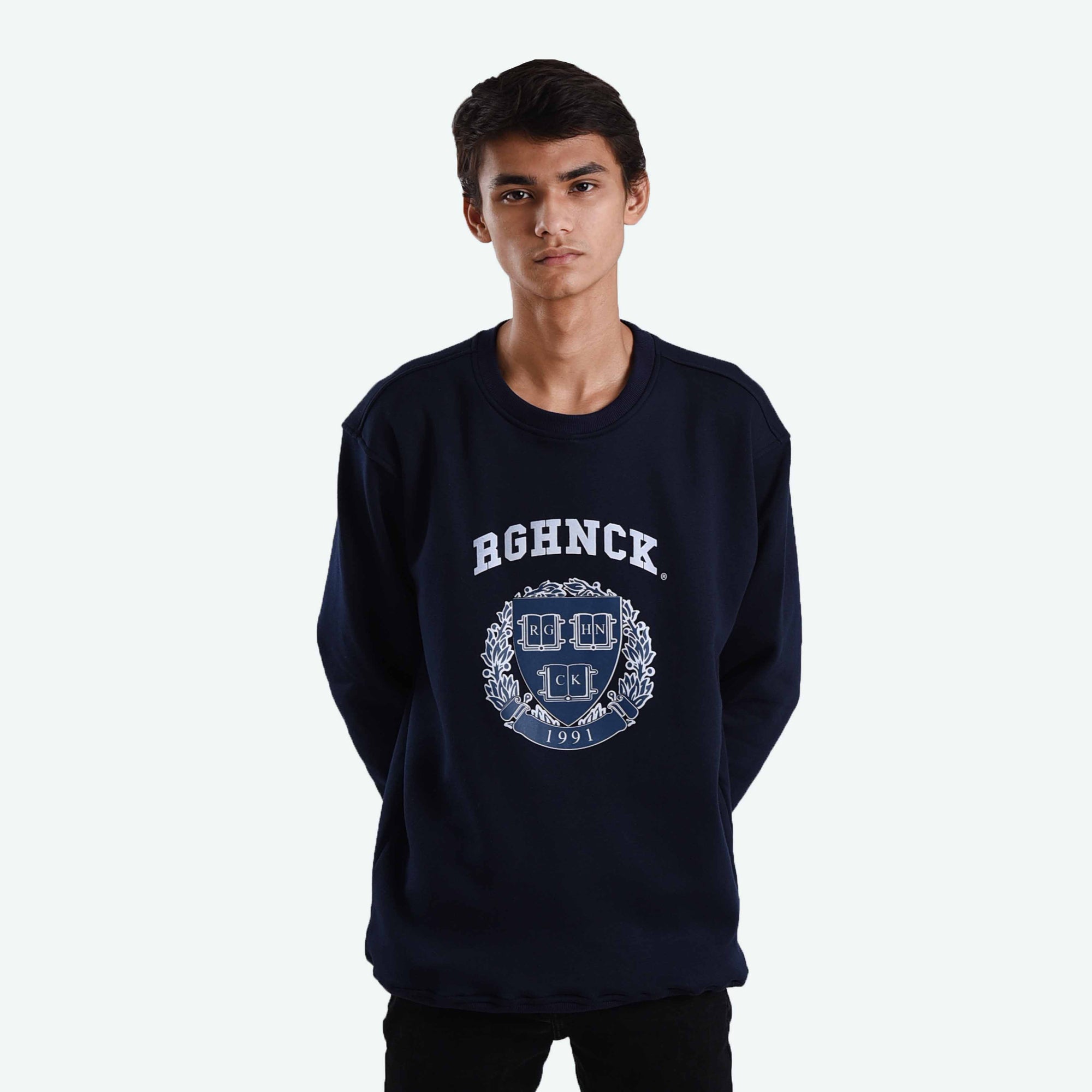 SS373 1991 University Navy Crewneck