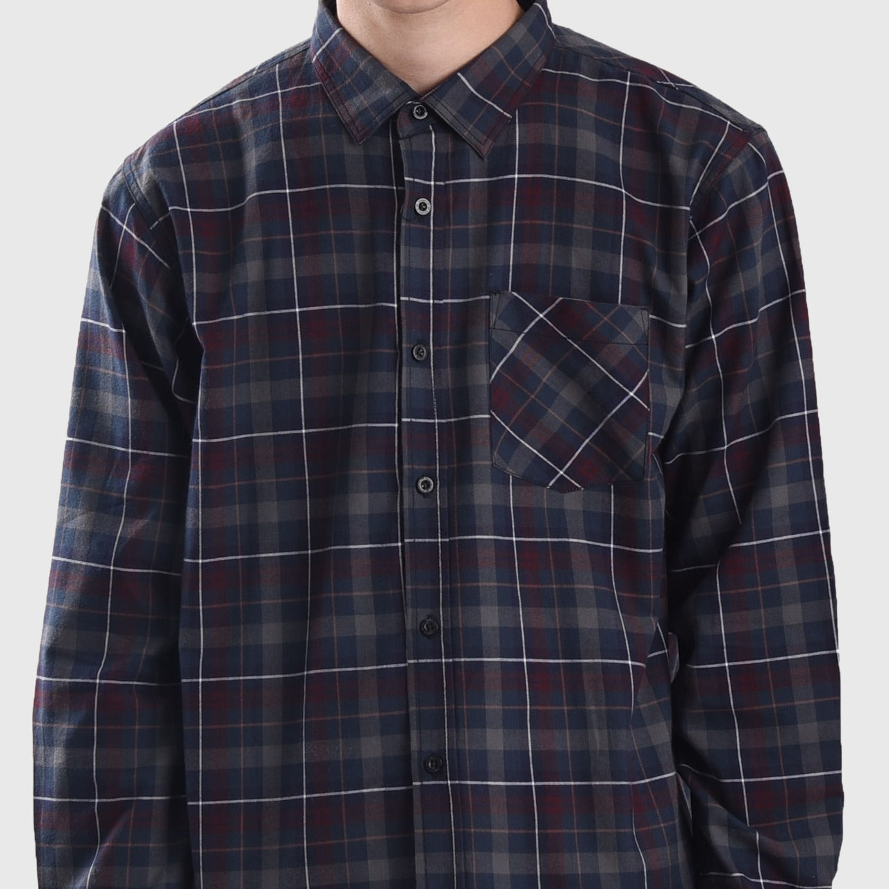 Roughneck FS043 Azure Navy Flannel Shirt