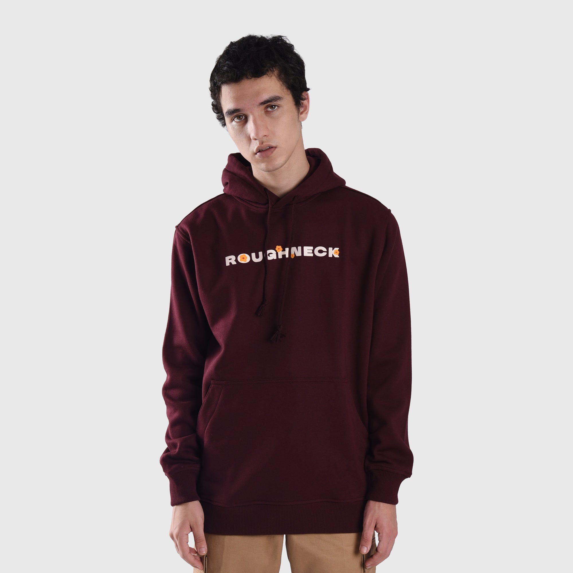 H625 Maroon Growing Sure Hoodie