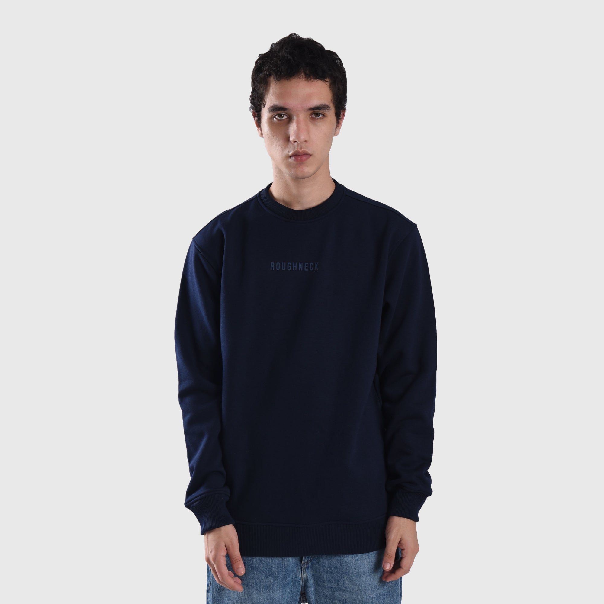 SS452 Navy HD Mini Sig Crewneck