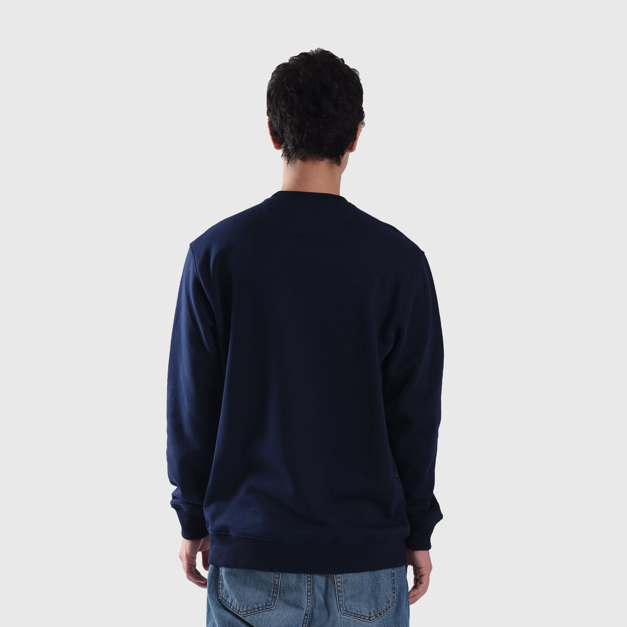 SS452 Navy HD Mini Sig Crewneck