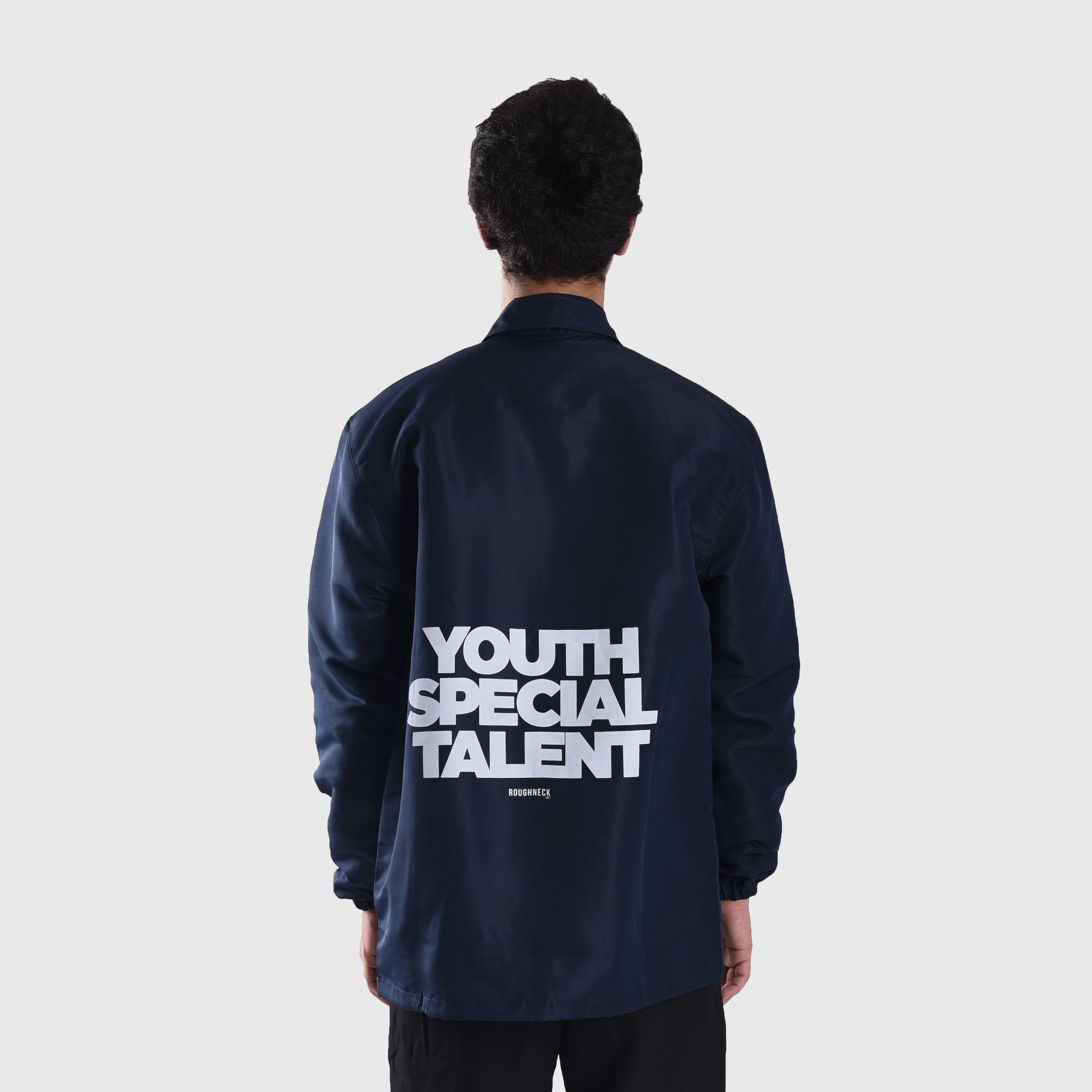 CJ189 Navy Youth Talent Coach Jacket