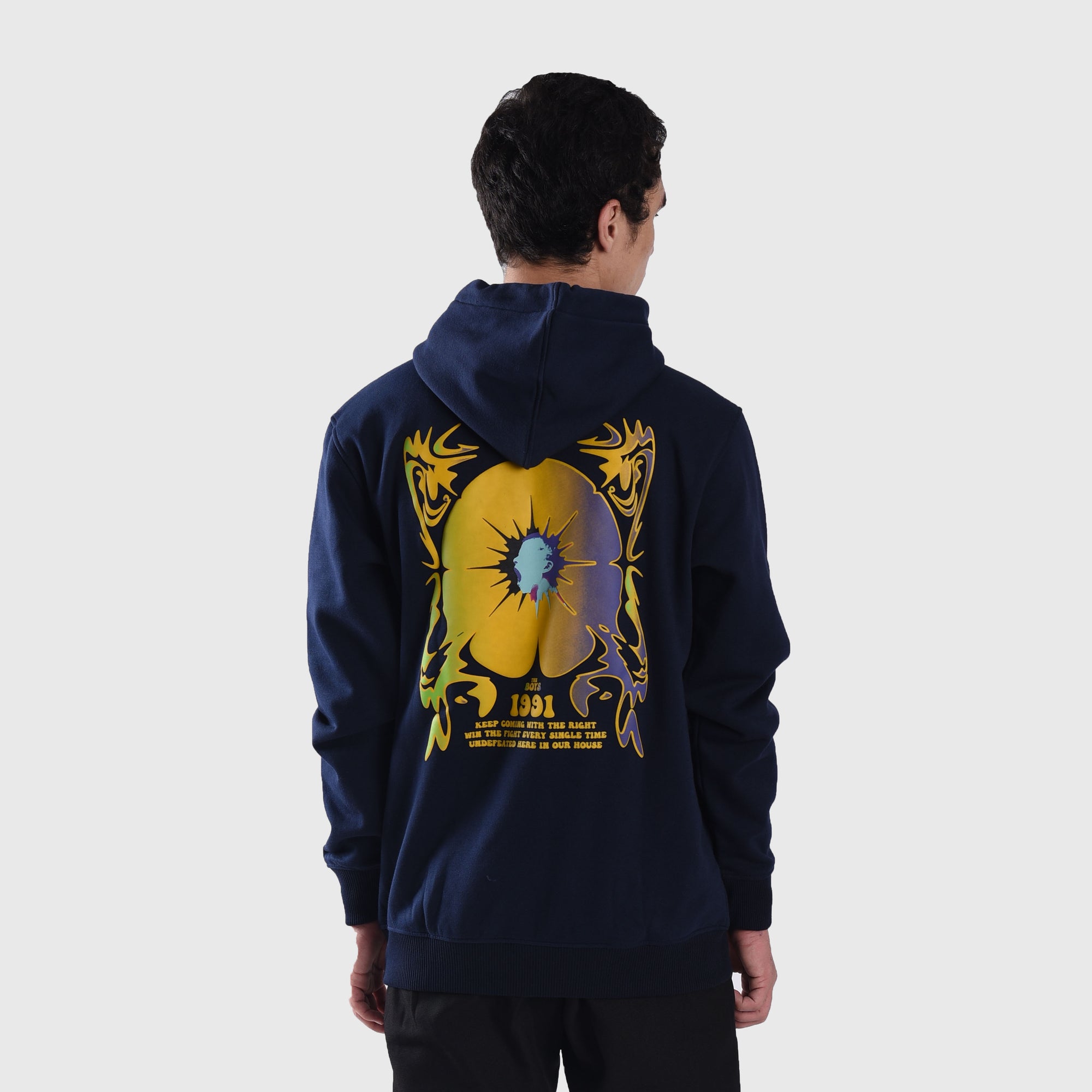 H931 Navy Screamer Boy Hoodie