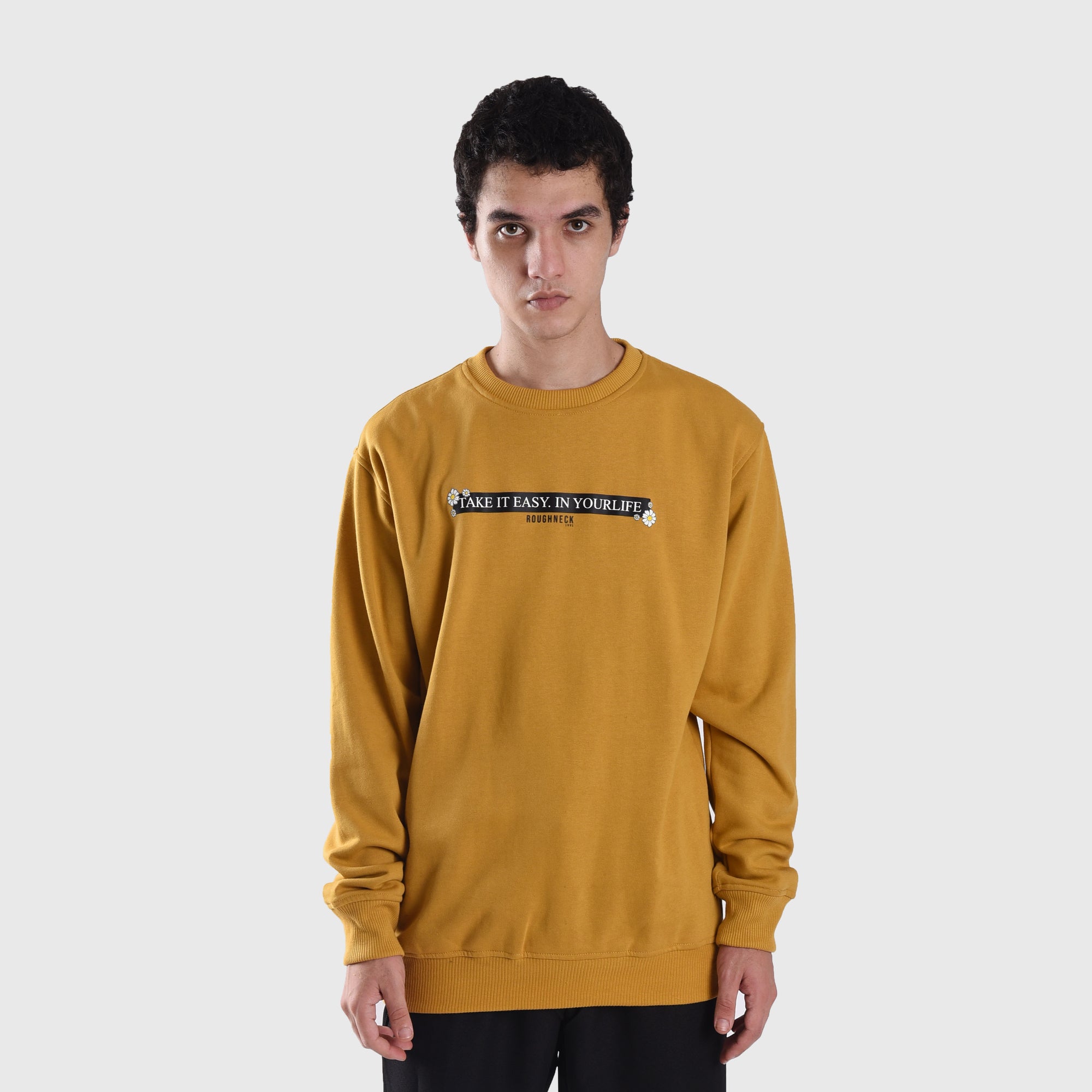 SS364 In Your Life Mustard Crewneck