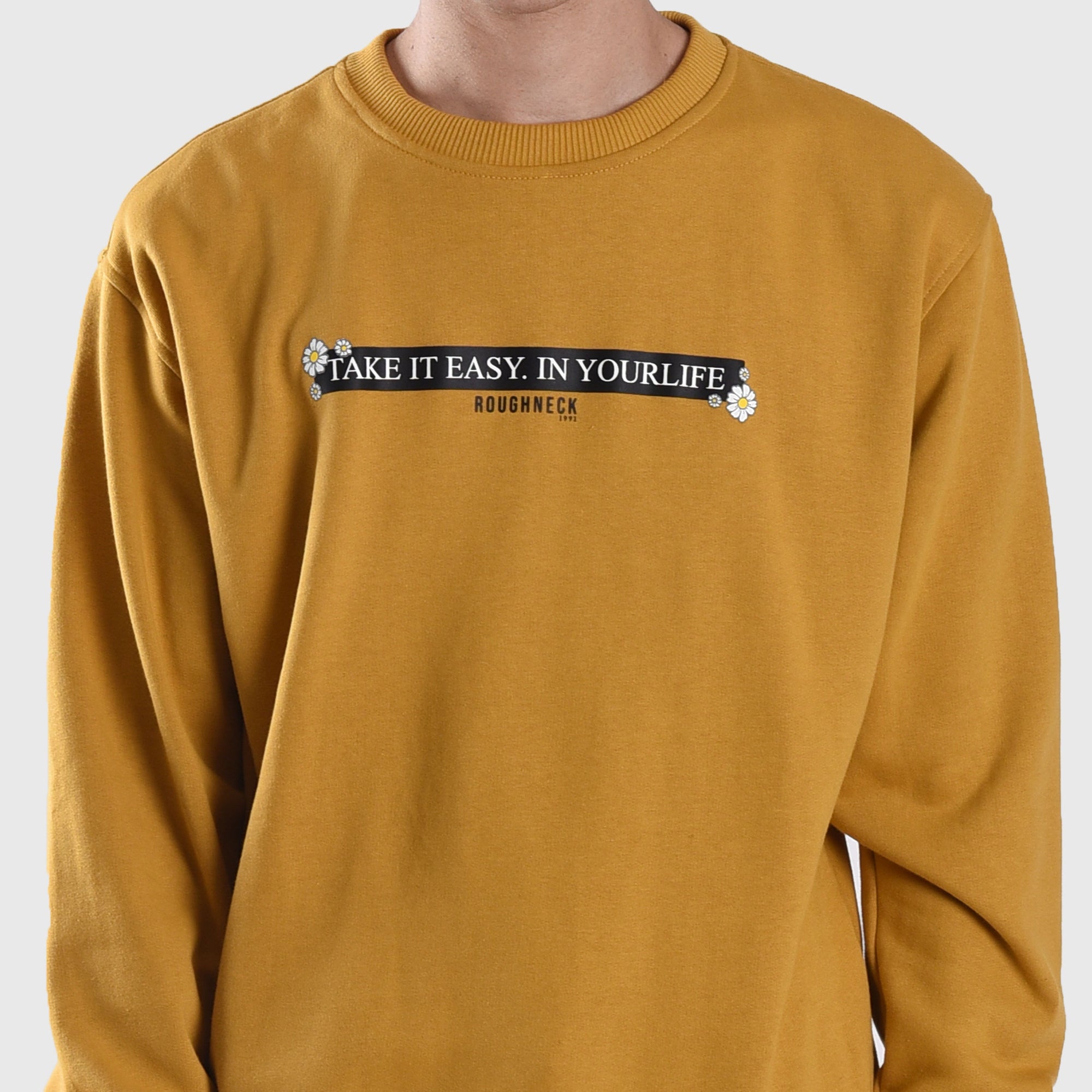 SS364 In Your Life Mustard Crewneck