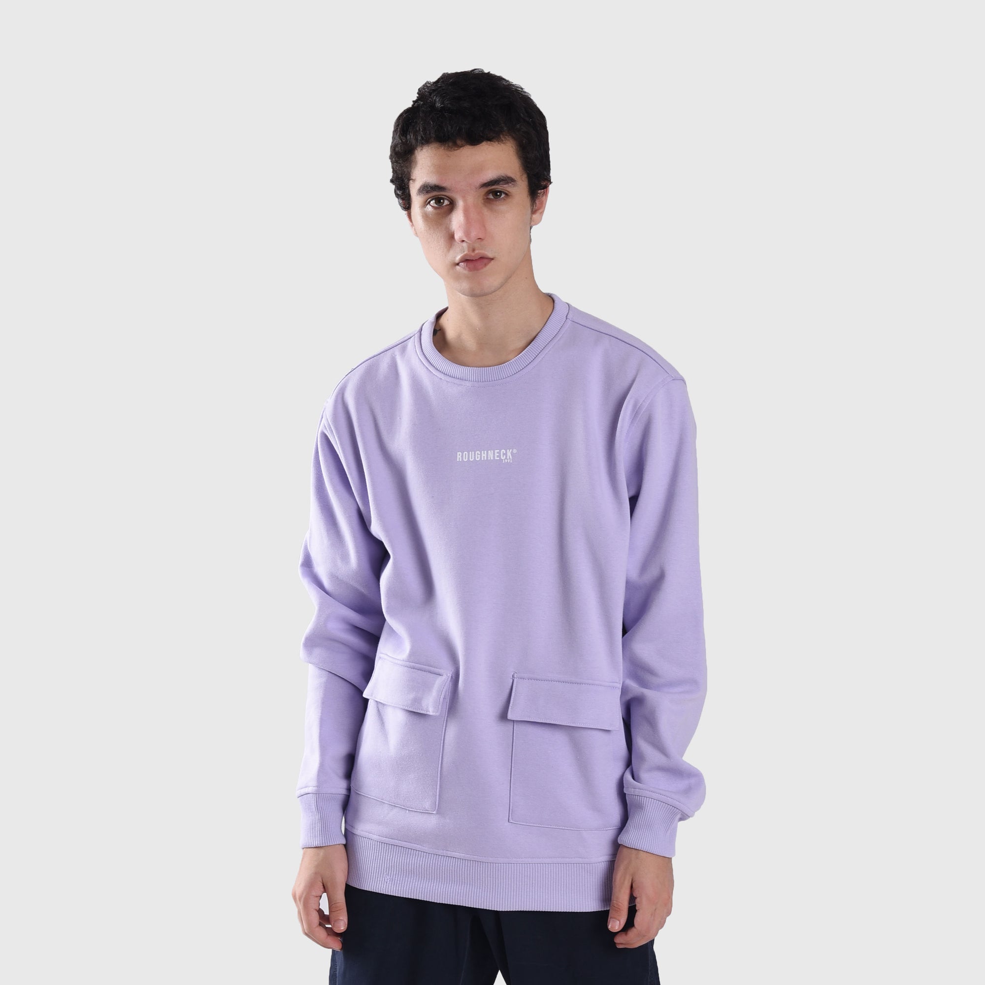 SS181 Lilac Jeff Gun Crewneck