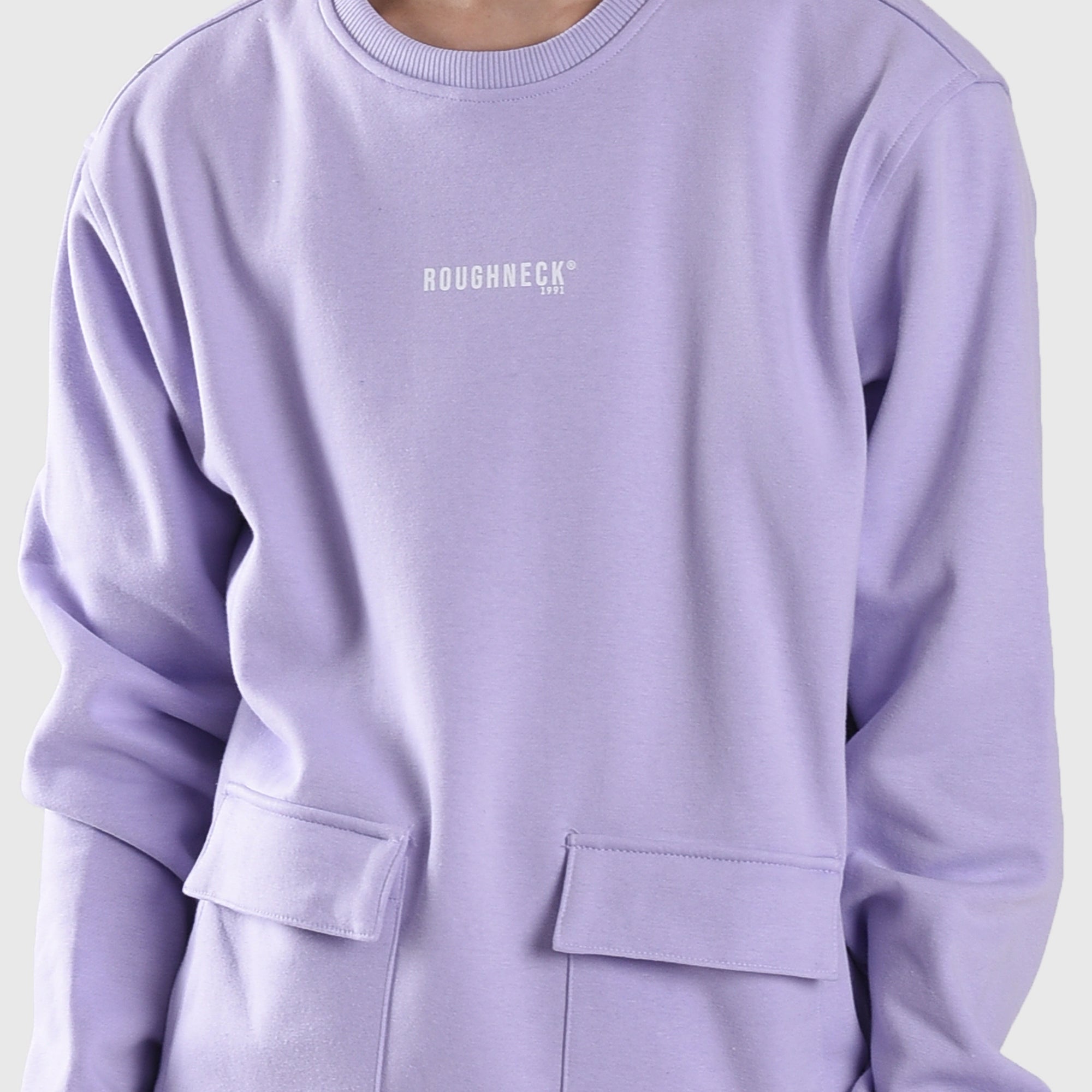 SS181 Lilac Jeff Gun Crewneck