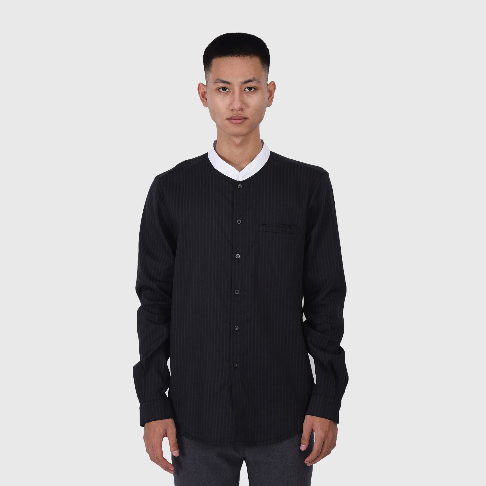 KS181 Black White Ardabil Koko Shirt