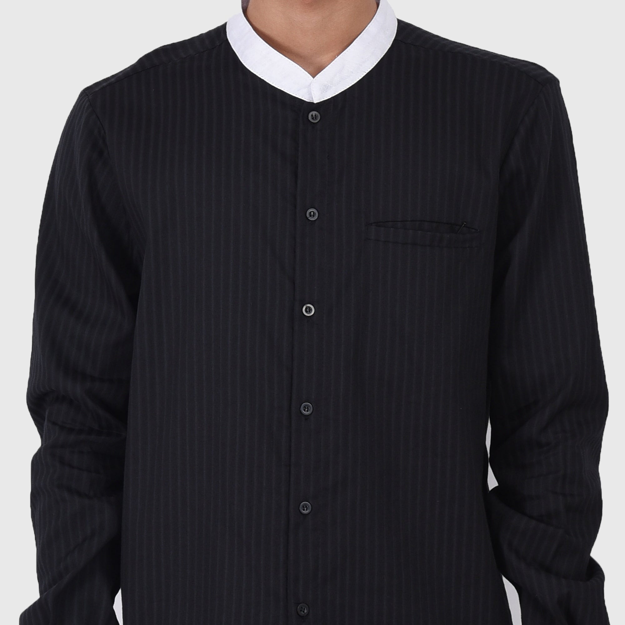 KS181 Black White Ardabil Koko Shirt