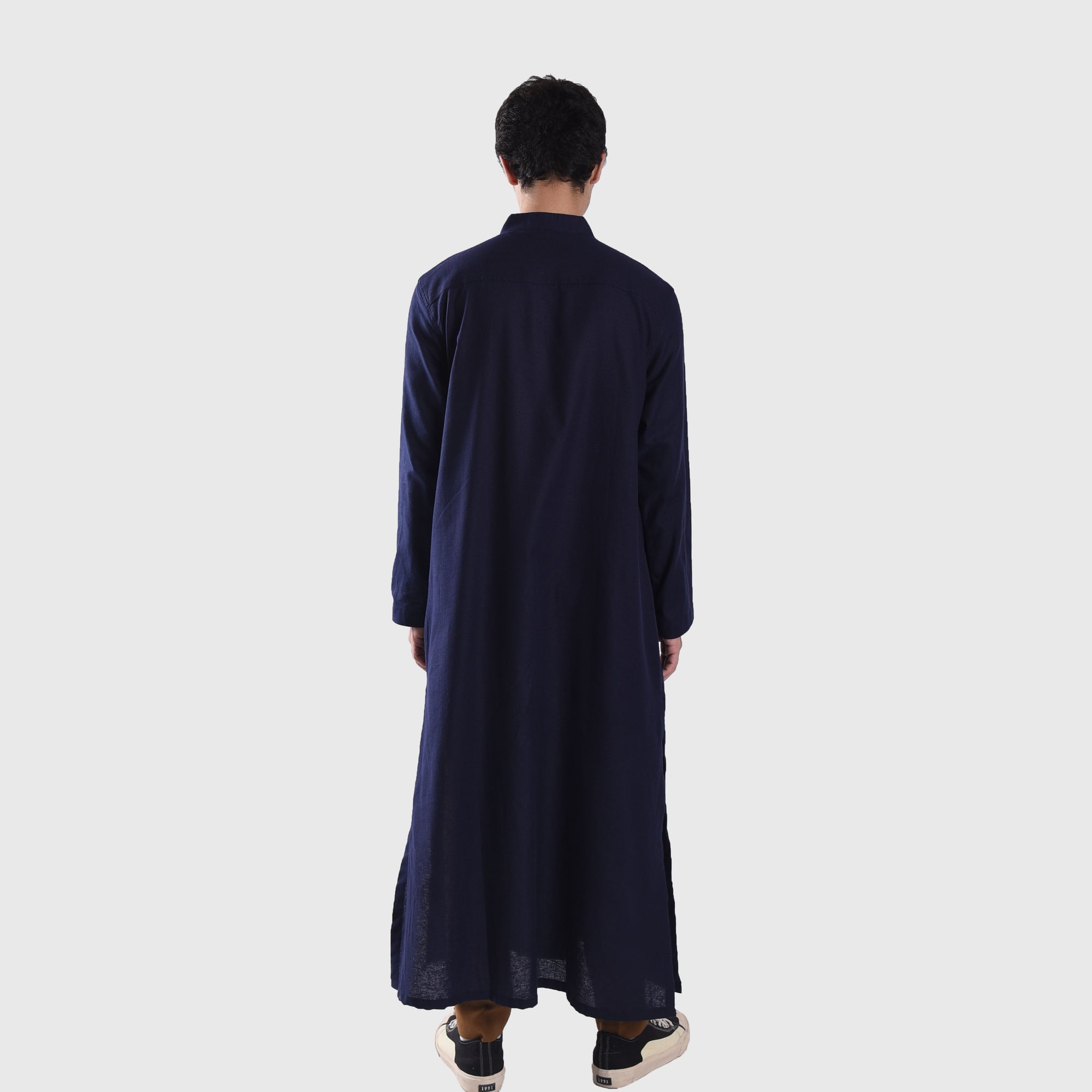 KS160 Navy Fashir Gamis Shirt