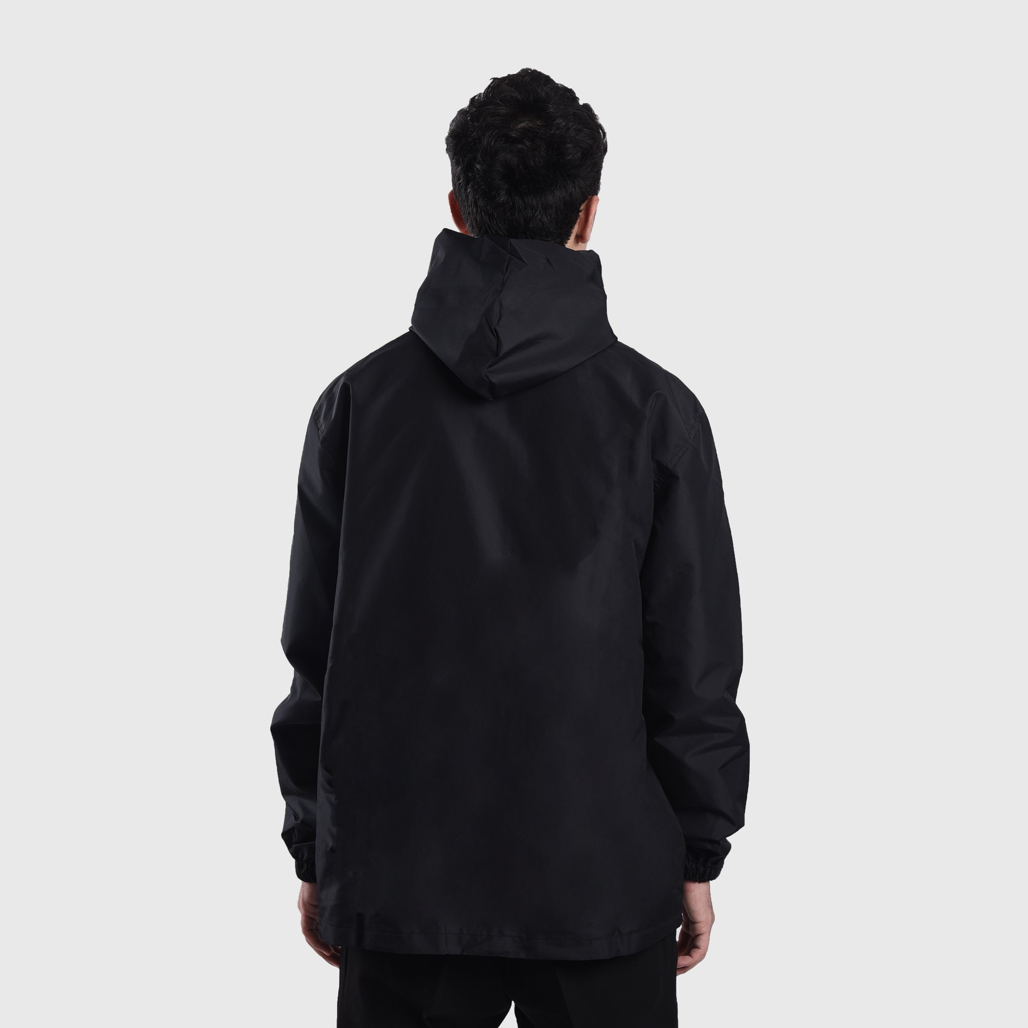 B574 Black Orange Rodden Windbreaker