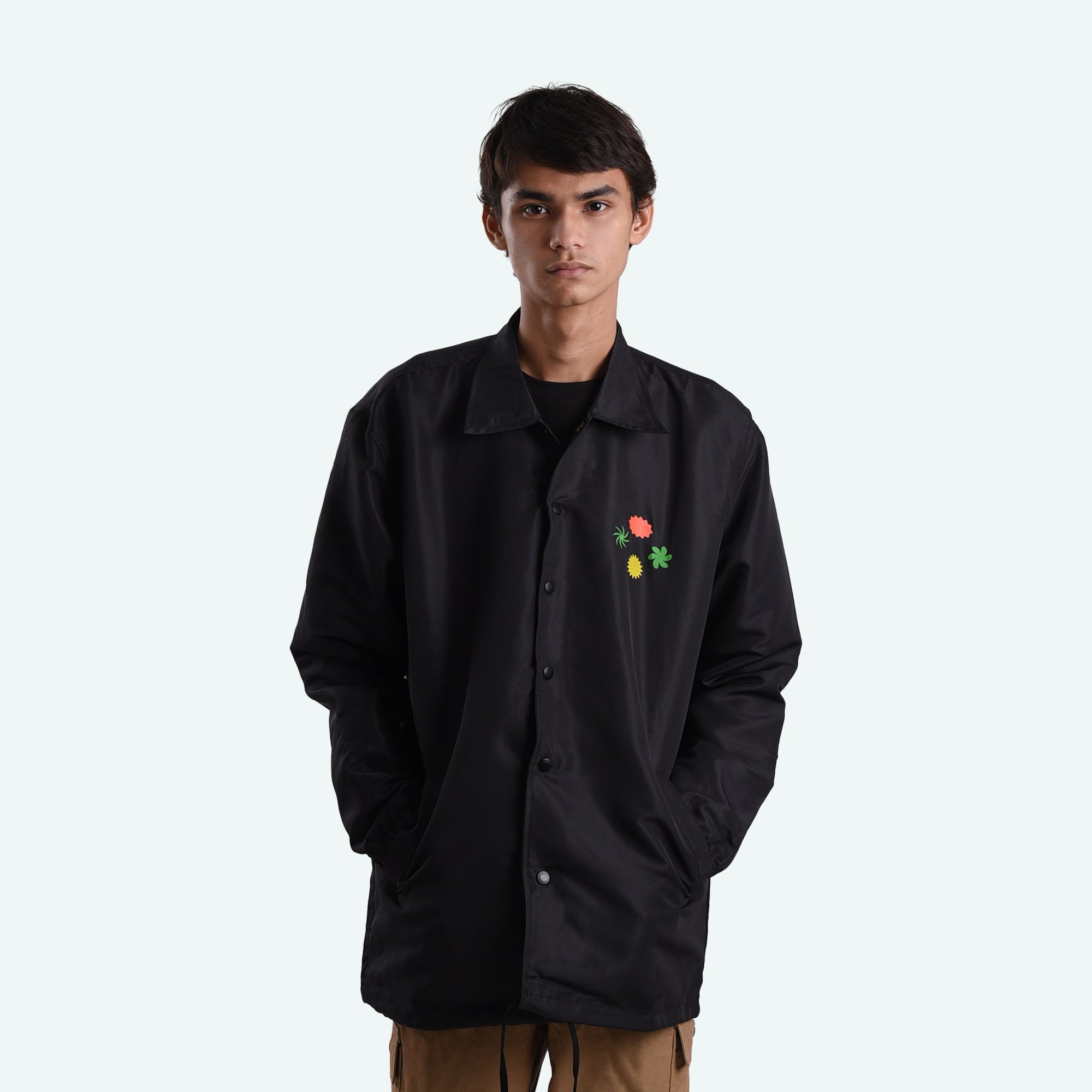 Roughneck CJ116 Black Visualized Coach Jacket