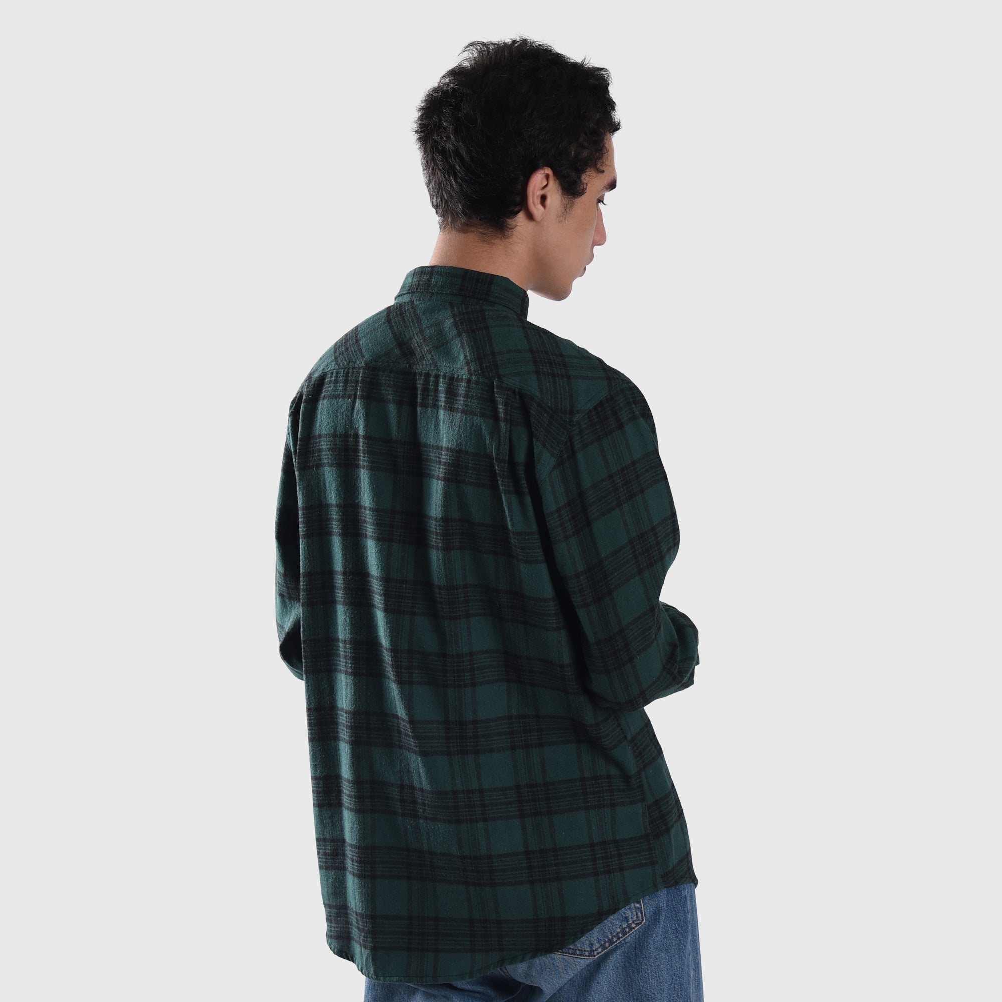 Roughneck FS054 Green Shocked Flannel Shirt