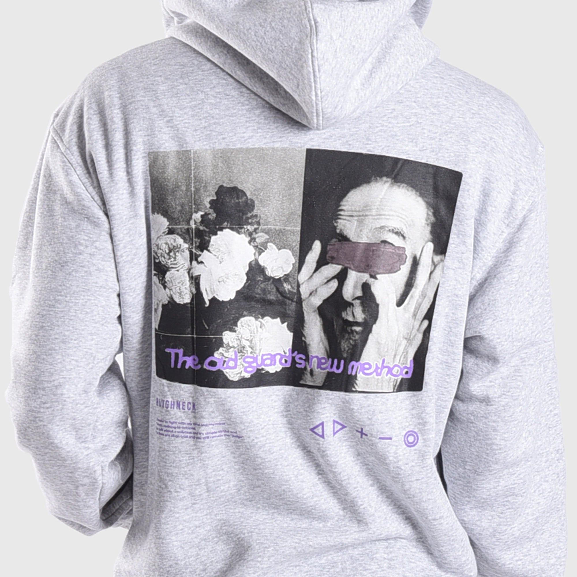 HZ058 Misty Grey The Old Guards Zipper Hoodie