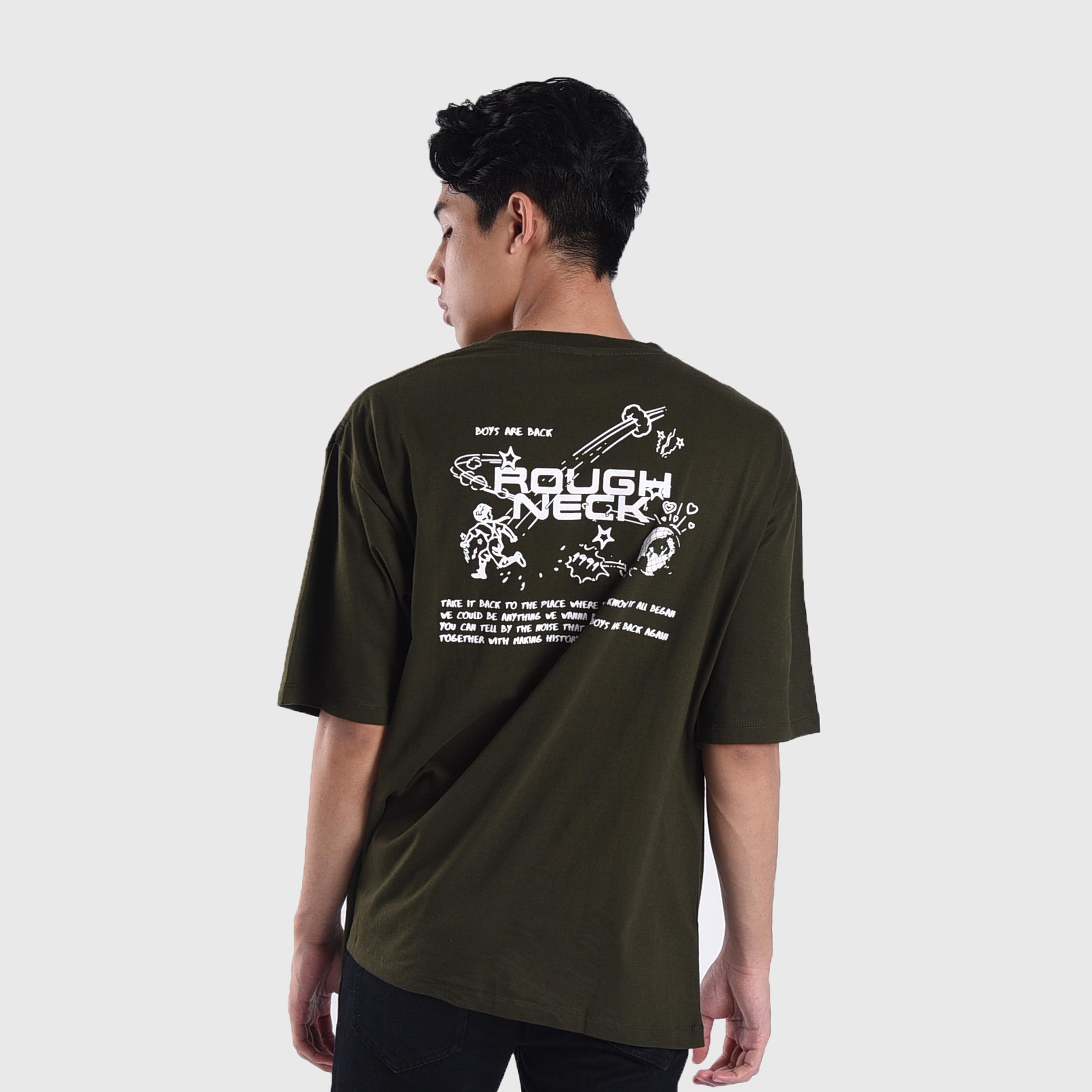 Roughneck T277 Boys Are Back Army Tshirt