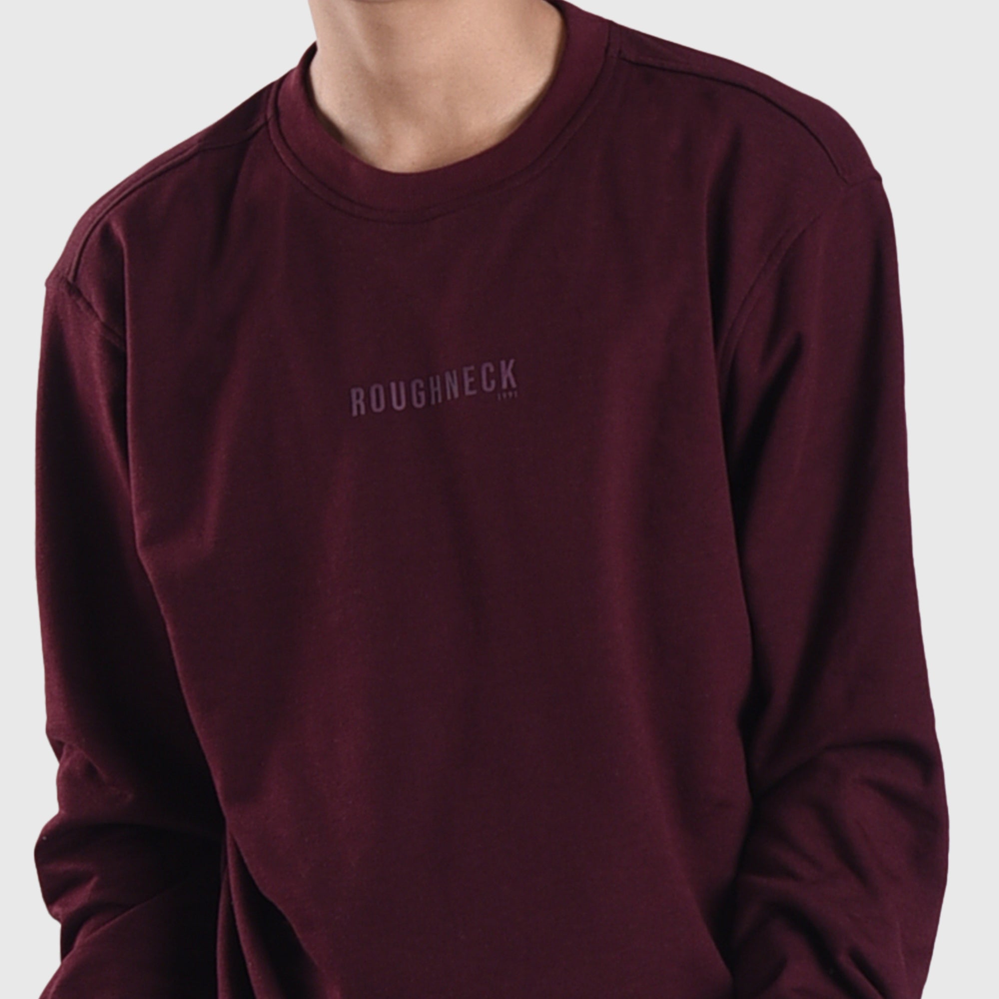 SS454 Maroon HD Mini Sig Crewneck