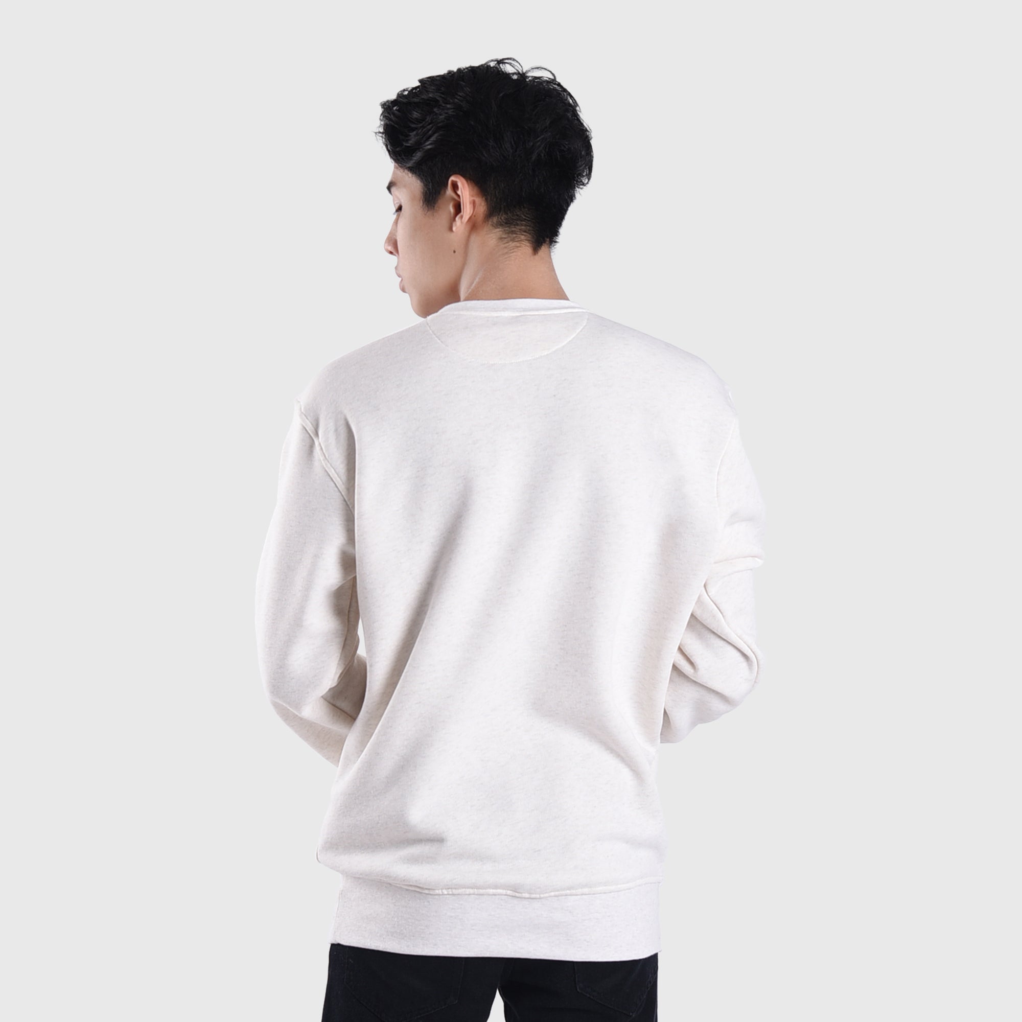 SS455 Misty White HD Mini Sig Crewneck