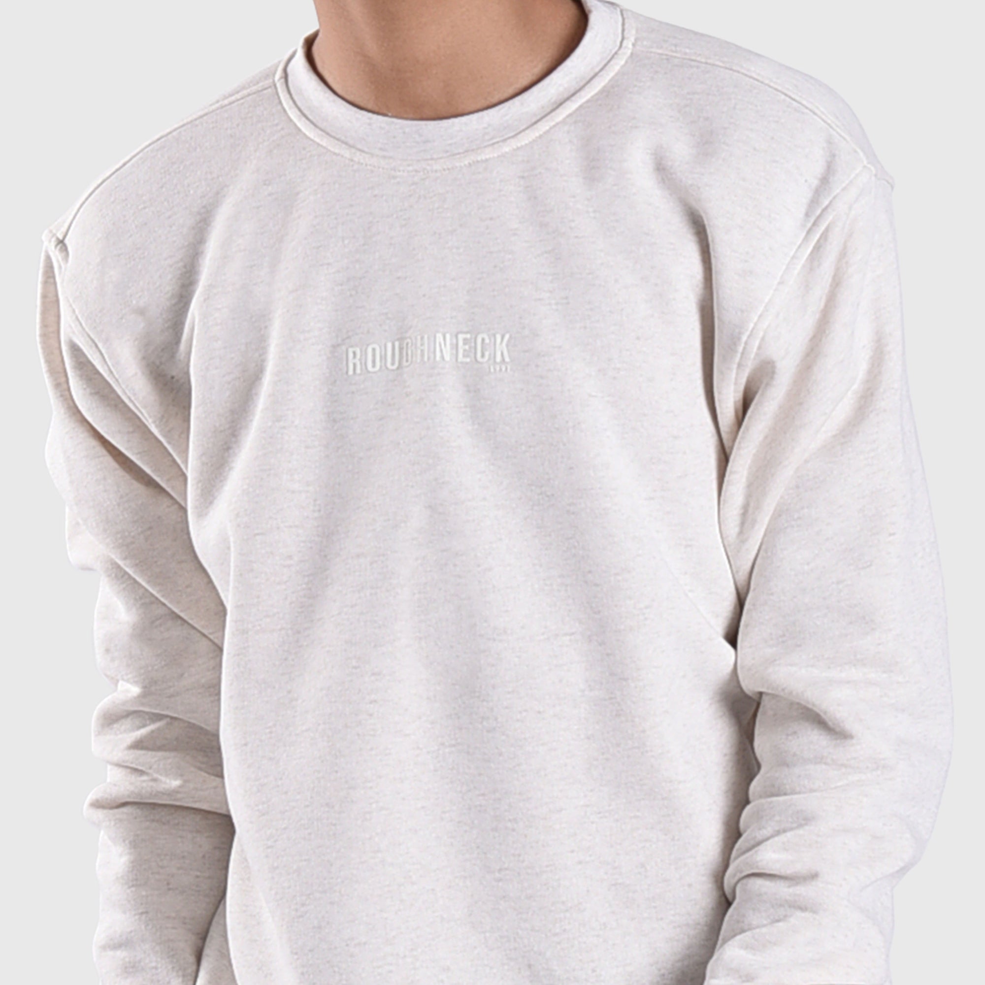 SS455 Misty White HD Mini Sig Crewneck