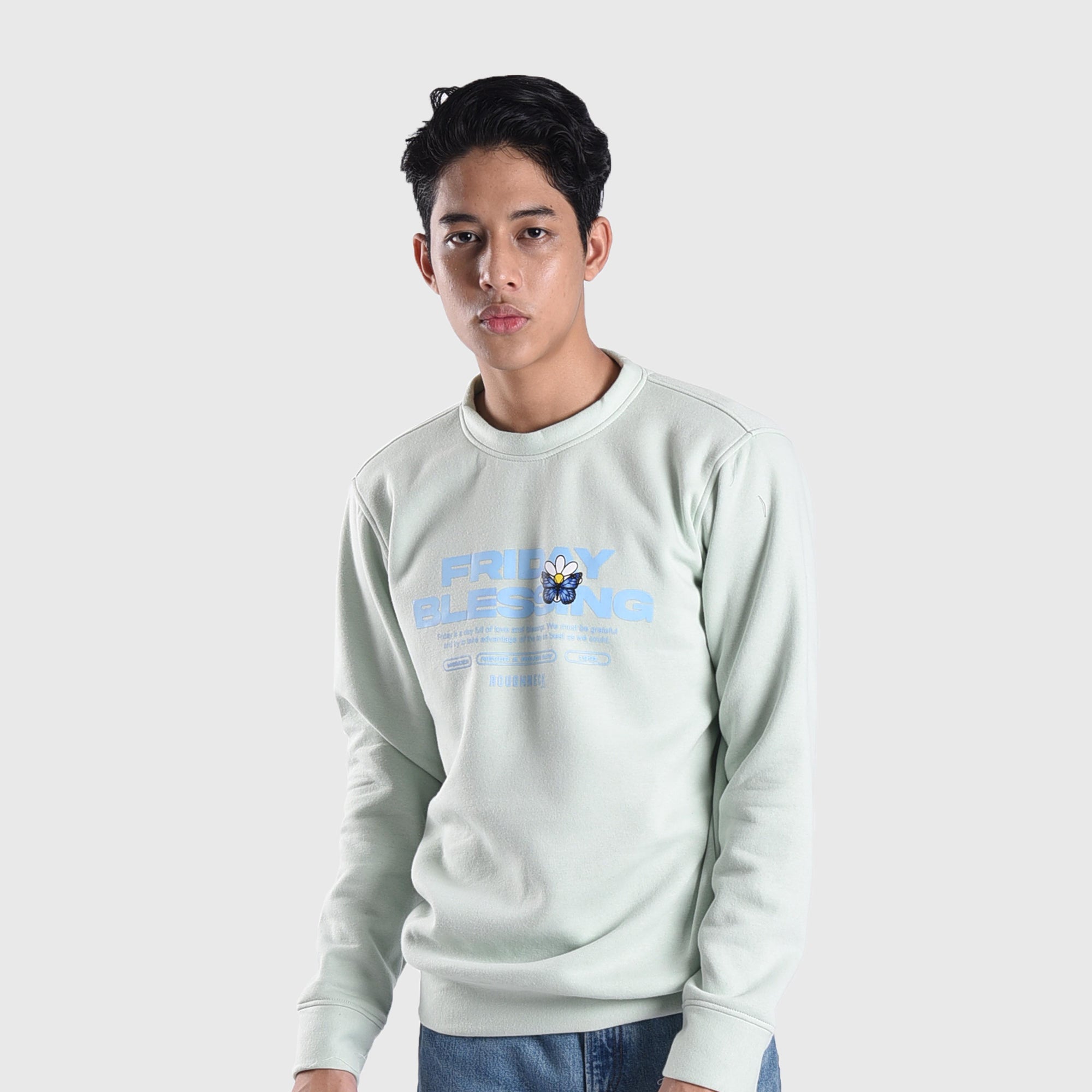 SS521 Mint Friday Blessing Crewneck