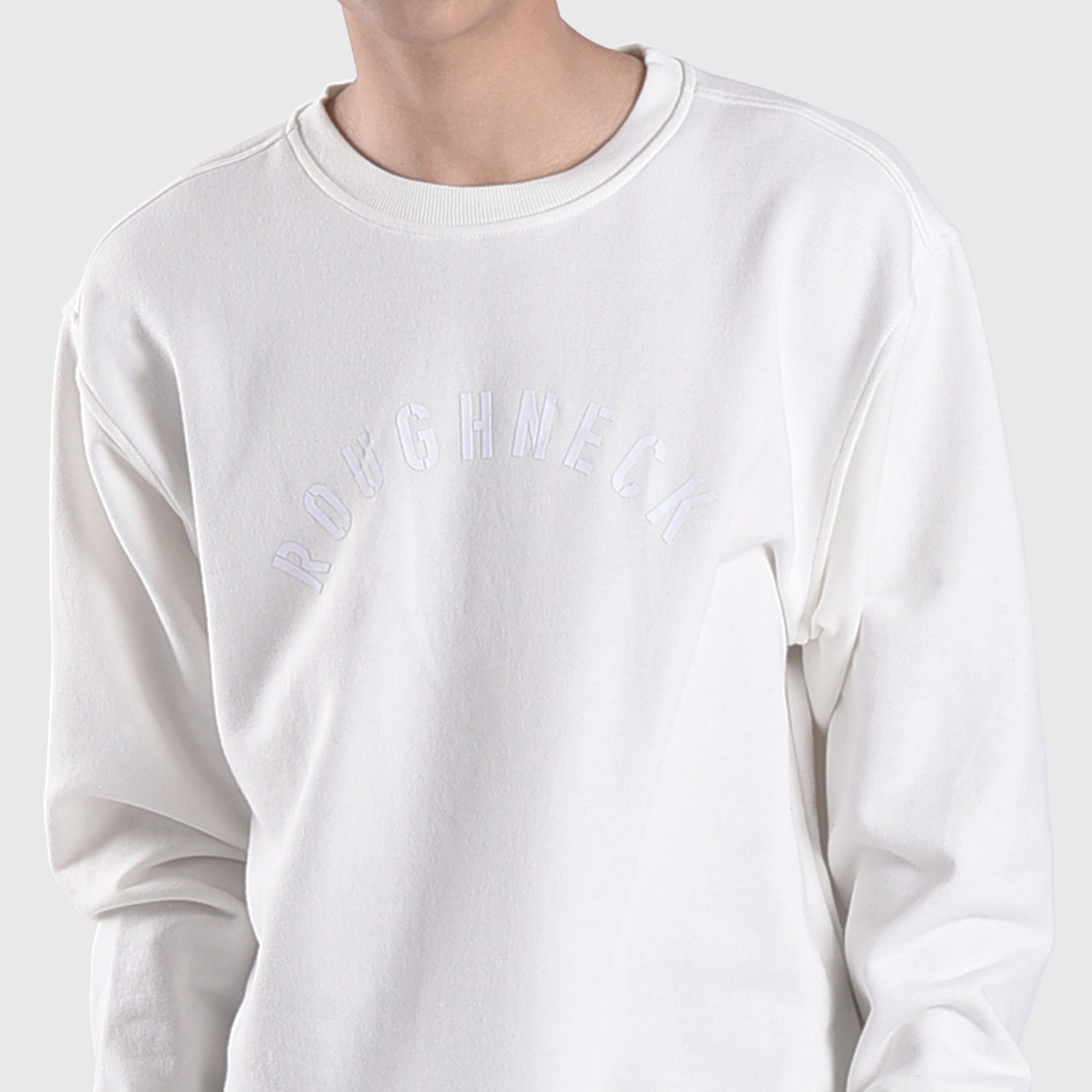 SS440 Misty White HD Sig Crewneck