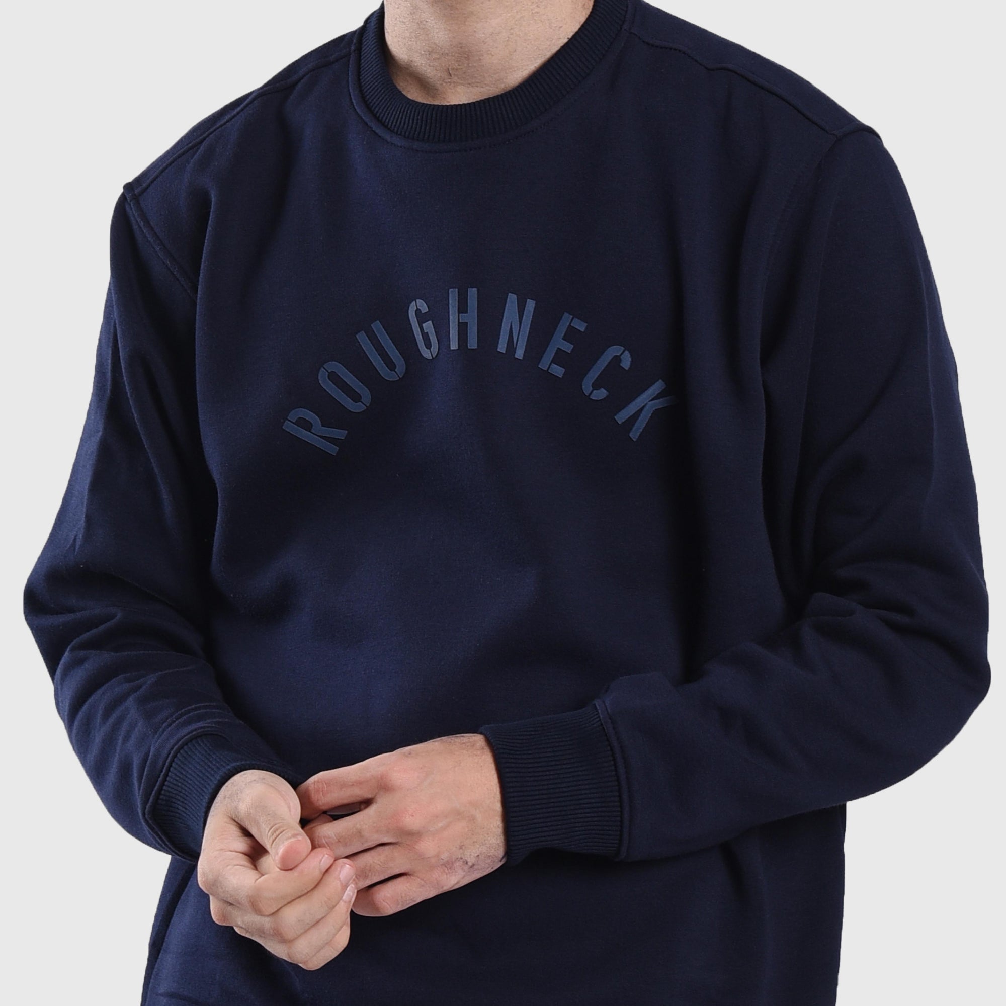 SS437 Navy HD Sig Crewneck